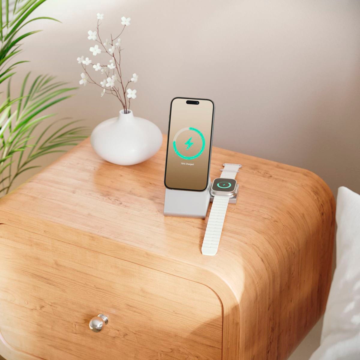 ALOGIC Powerstation »Matrix+ 3-in-1 Magnetic Charger+Power Bank+AW Puk« Matrix+ 3-in-1 Magnetic Charger+Power Bank+AW Puk white