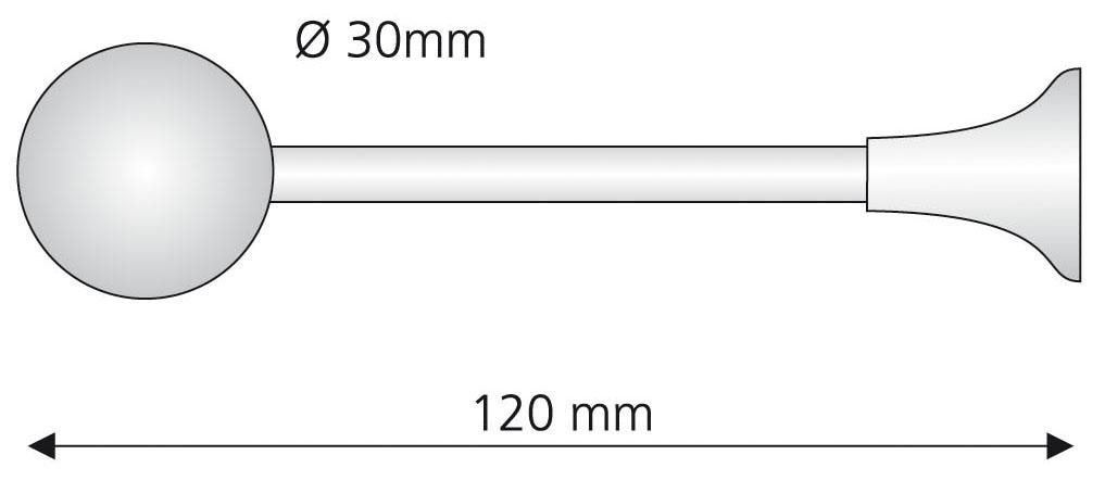 Liedeco Raffhalter, (1 St.), für Gardinenstangen Ø 16 mm