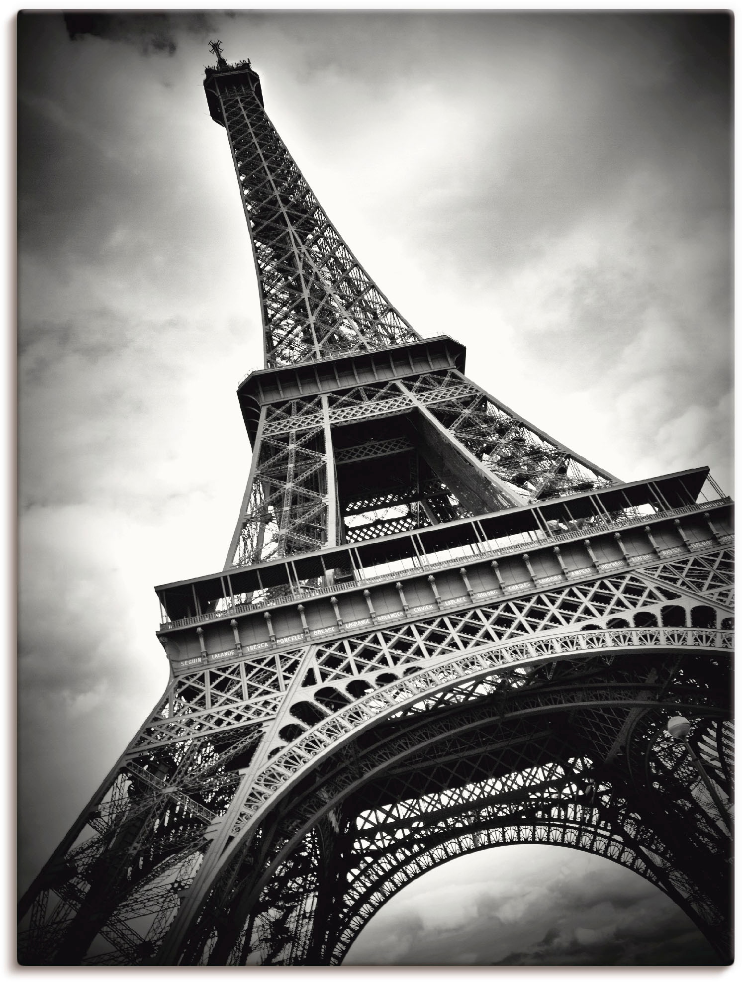 Artland Wandbild »Eiffelturm Paris« Gebäude 1 Stk. tlg. als Leinwandbild, P günstig online kaufen