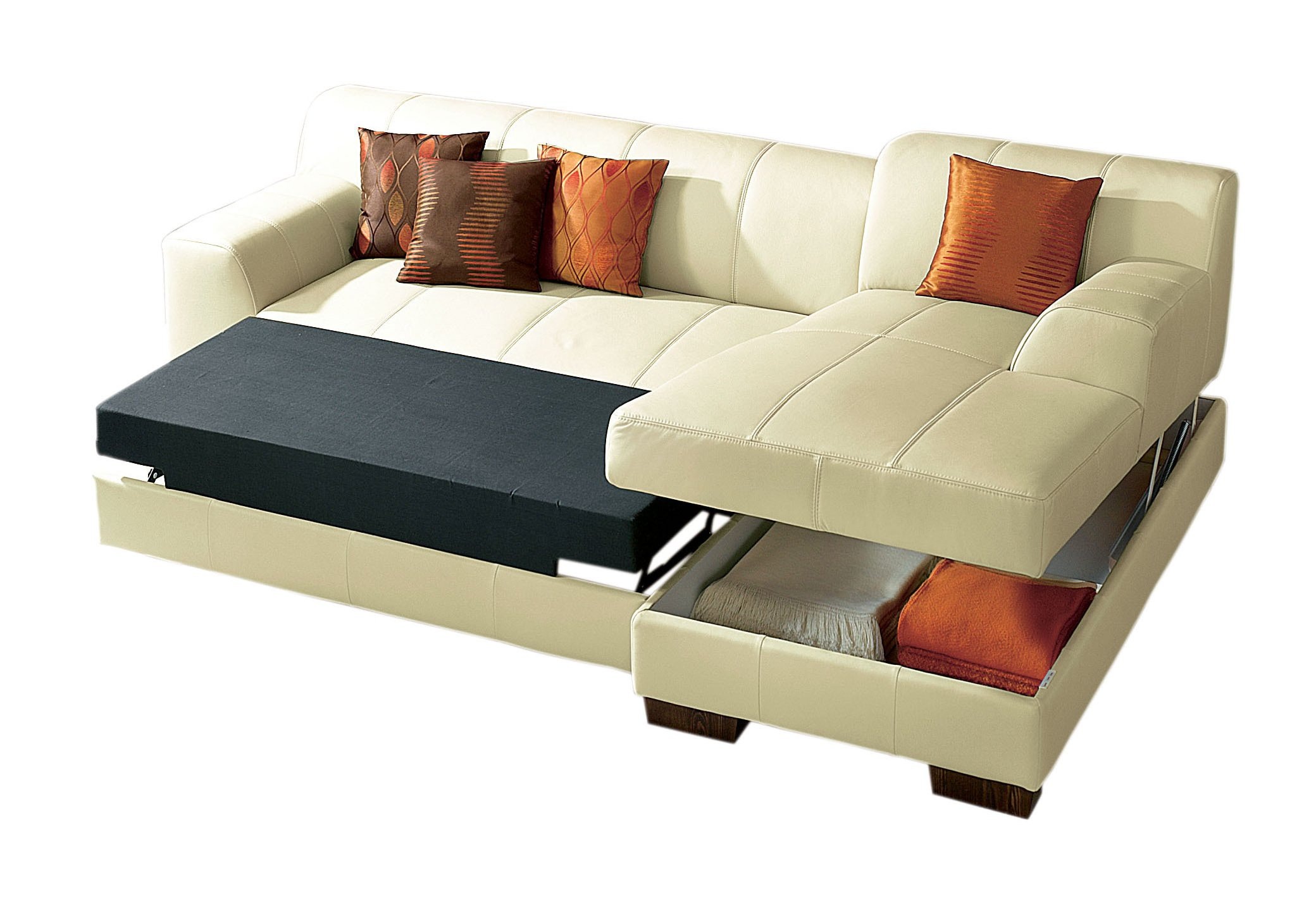 Home affaire Ecksofa »Falk L-Form«, mit Federkern und wahlweise mit Bettfunktion
