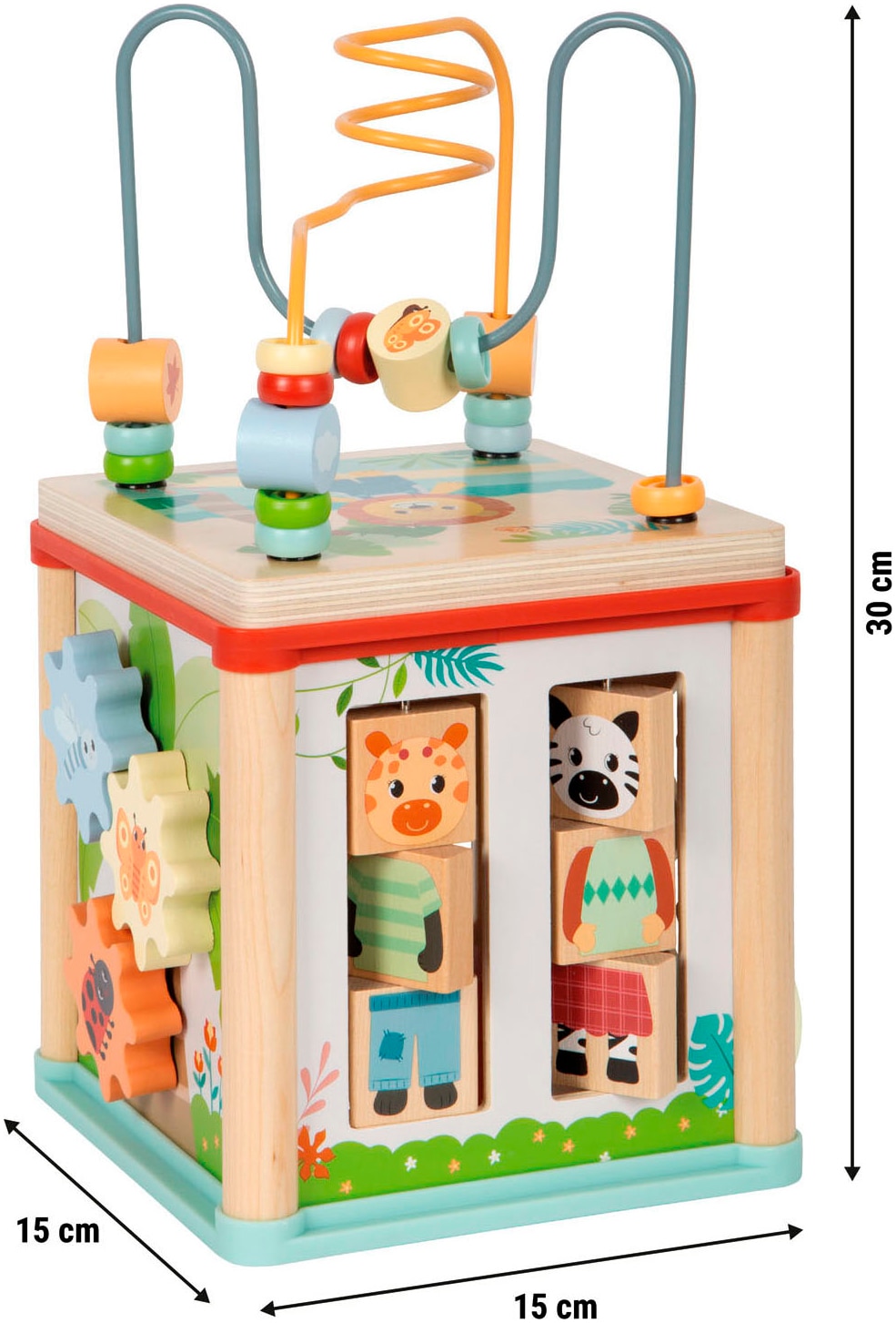 Small Foot Motorikwürfel »Jungle Friends«