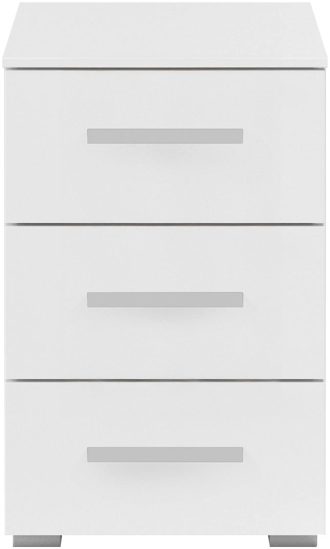 rauch Nachtkommode »Nachttisch Nachtkonsole Nachtschrank KOLUNA mit Dekorfront«, (Breite 40 cm), mit 3 geräumigen Schubladen für viel Stauraum MADE IN GERMANY