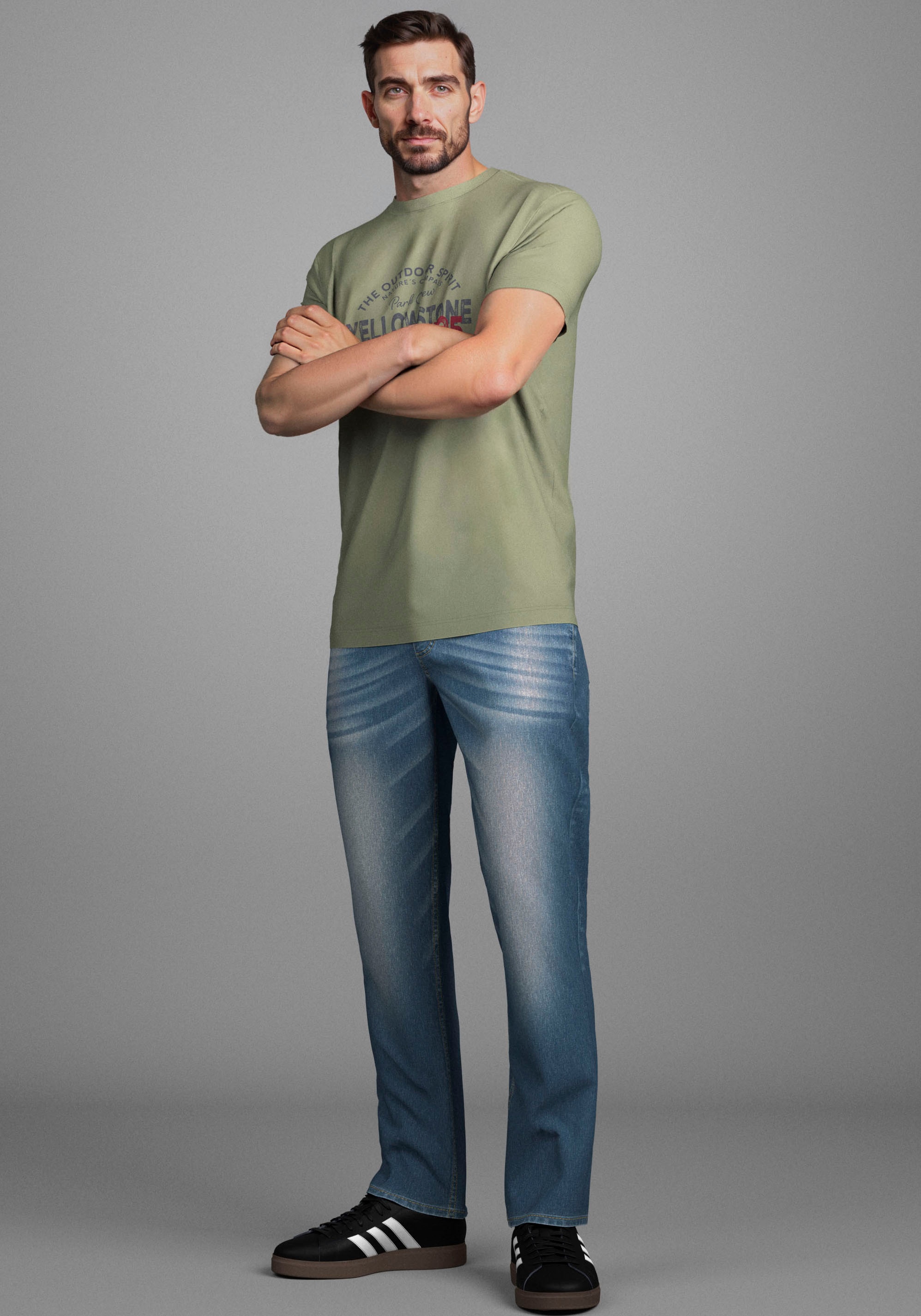 Arizona Dehnbund-Jeans »Paul«, elastischer Dehnbund,  Comfort-Fit,  gerader Beinschnitt
