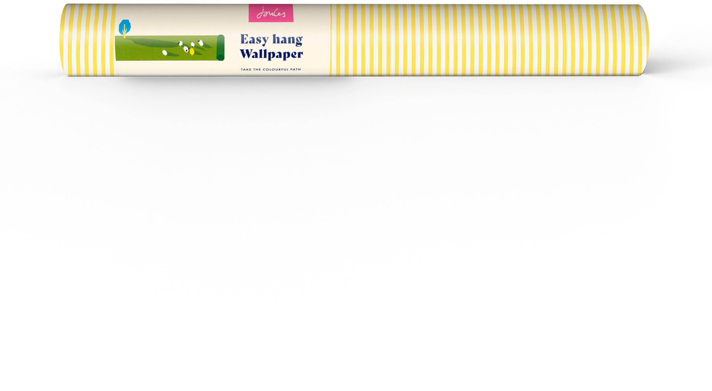 Joules Vliestapete »Country Critters Ticking Stripe Lemon«, Motiv, Motiv