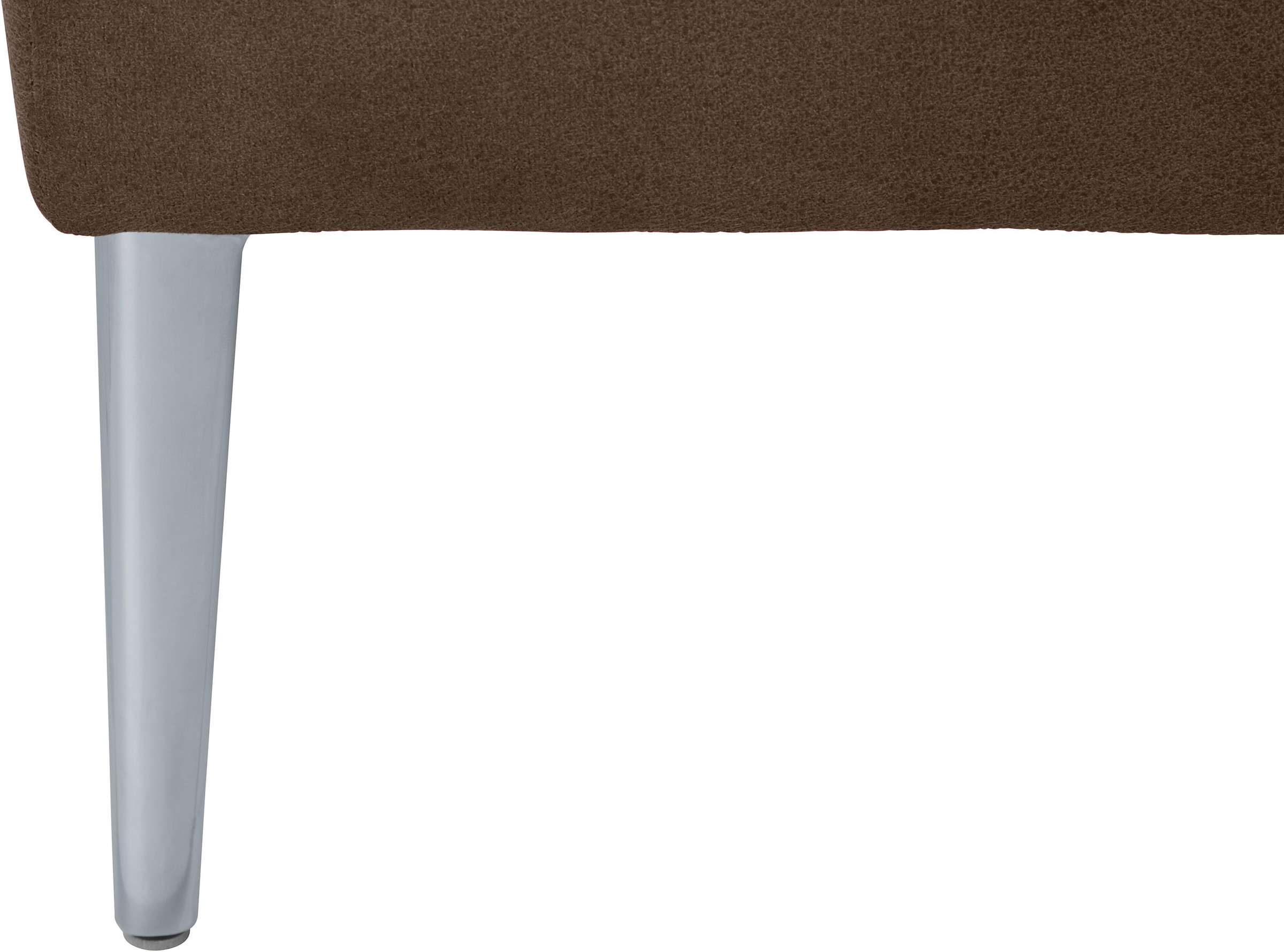 W.SCHILLIG Ecksofa »enjoy&MORE, Designsofa, bequem, zeitlos und elegant, L-Form«, mit Sitztiefenverstellung, Füße silber matt, Breite 340 cm