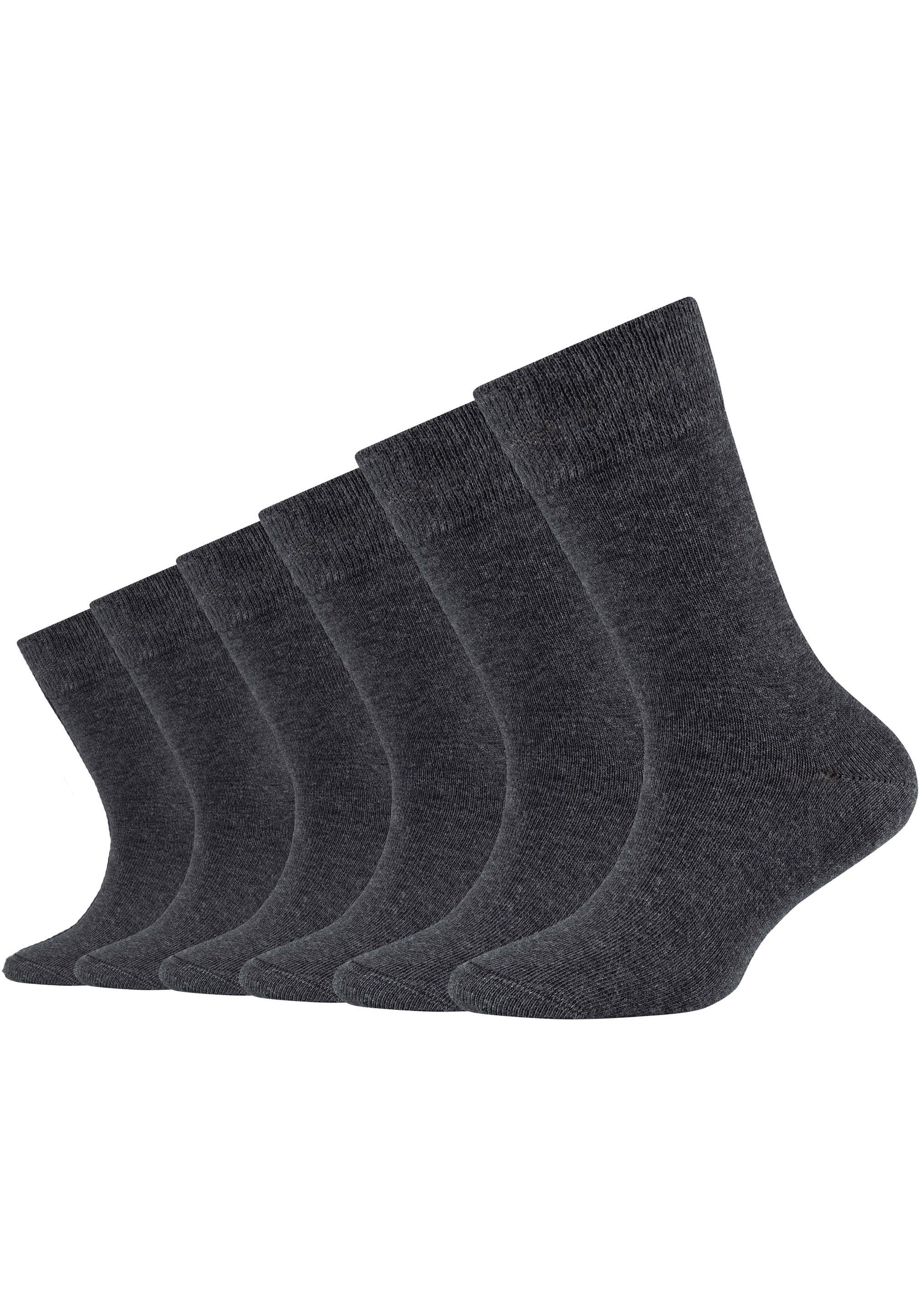 Camano Socken »ca-soft«, (6 Paar), mit Komfortbund und gepolsterten Zehen-/Fersenbereich