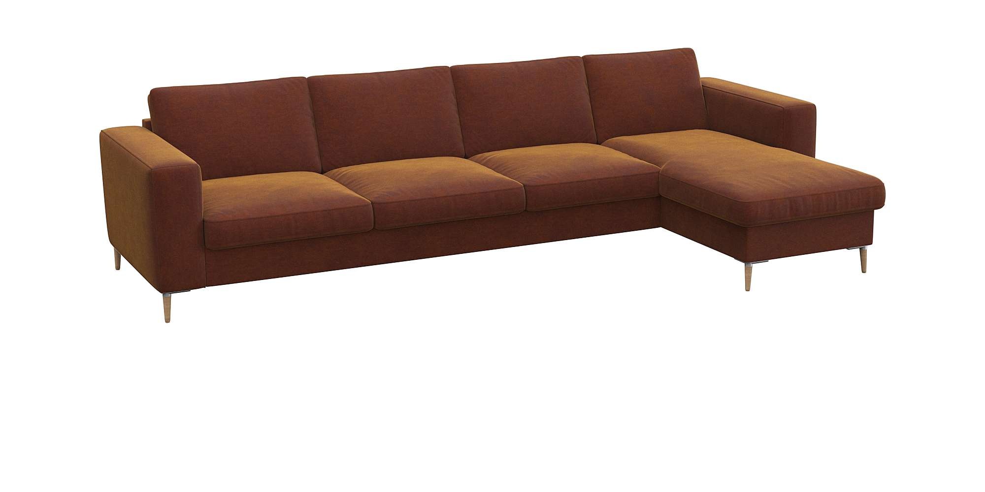 FLEXLUX Ecksofa "Fiore, super Sitzkomfort durch Kaltschaum im Sitz, L-Form" günstig online kaufen