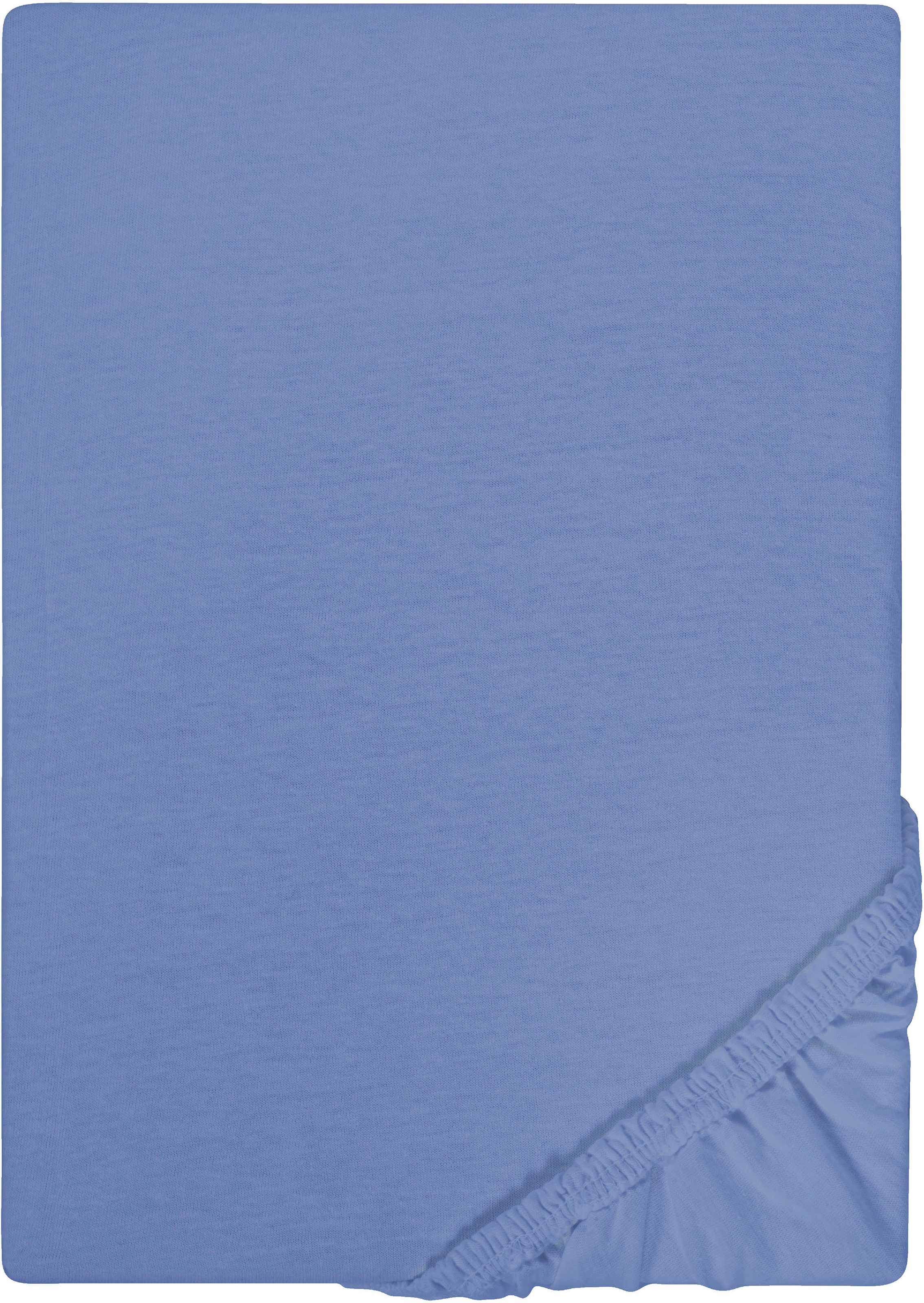 Castell - Markenbettwäsche Spannbettlaken »Jersey in Gr. 90x200, 140x200 oder 180x200 cm«, aus Baumwolle, für Matratzen bis 22 cm Höhe, Bettlaken, Spannbetttuch