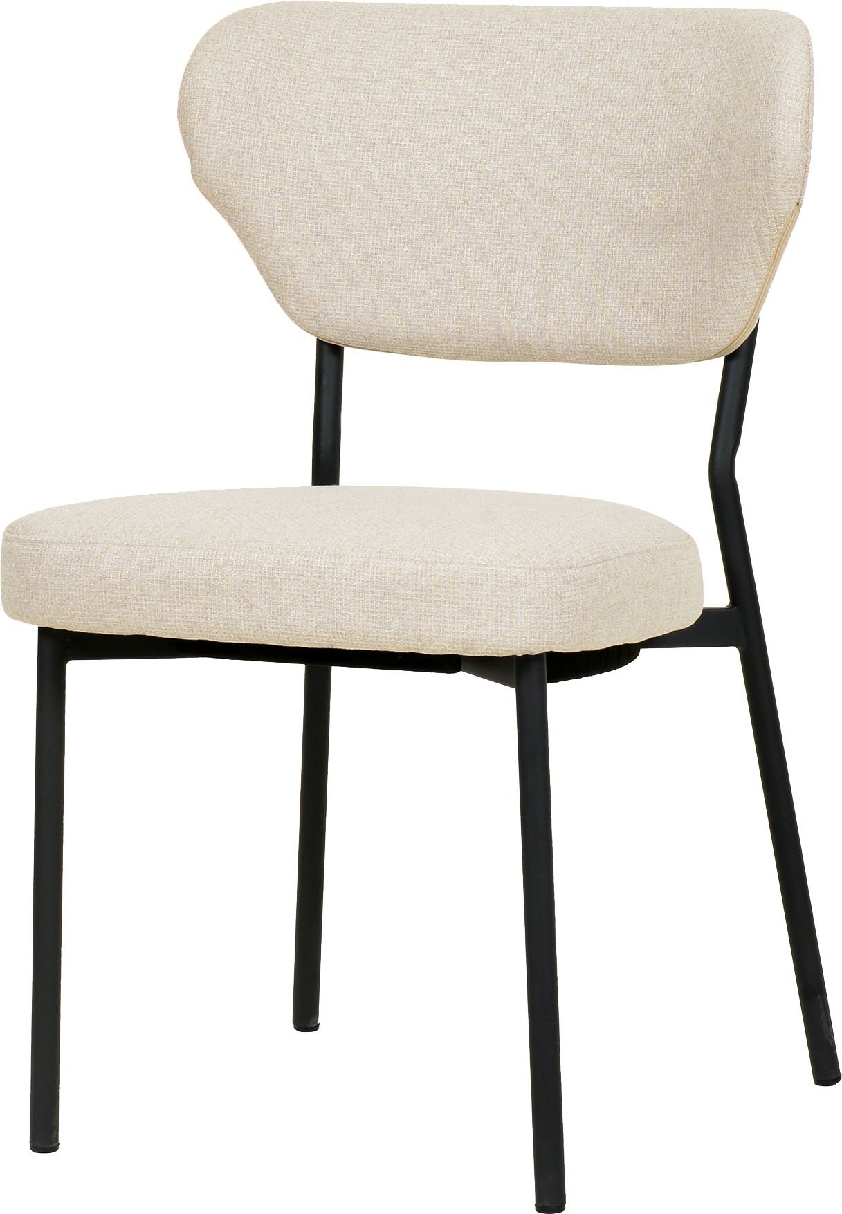 Essentials Stapelstuhl »Duko« () 1 Stk.mit Bezug, beige günstig online kaufen