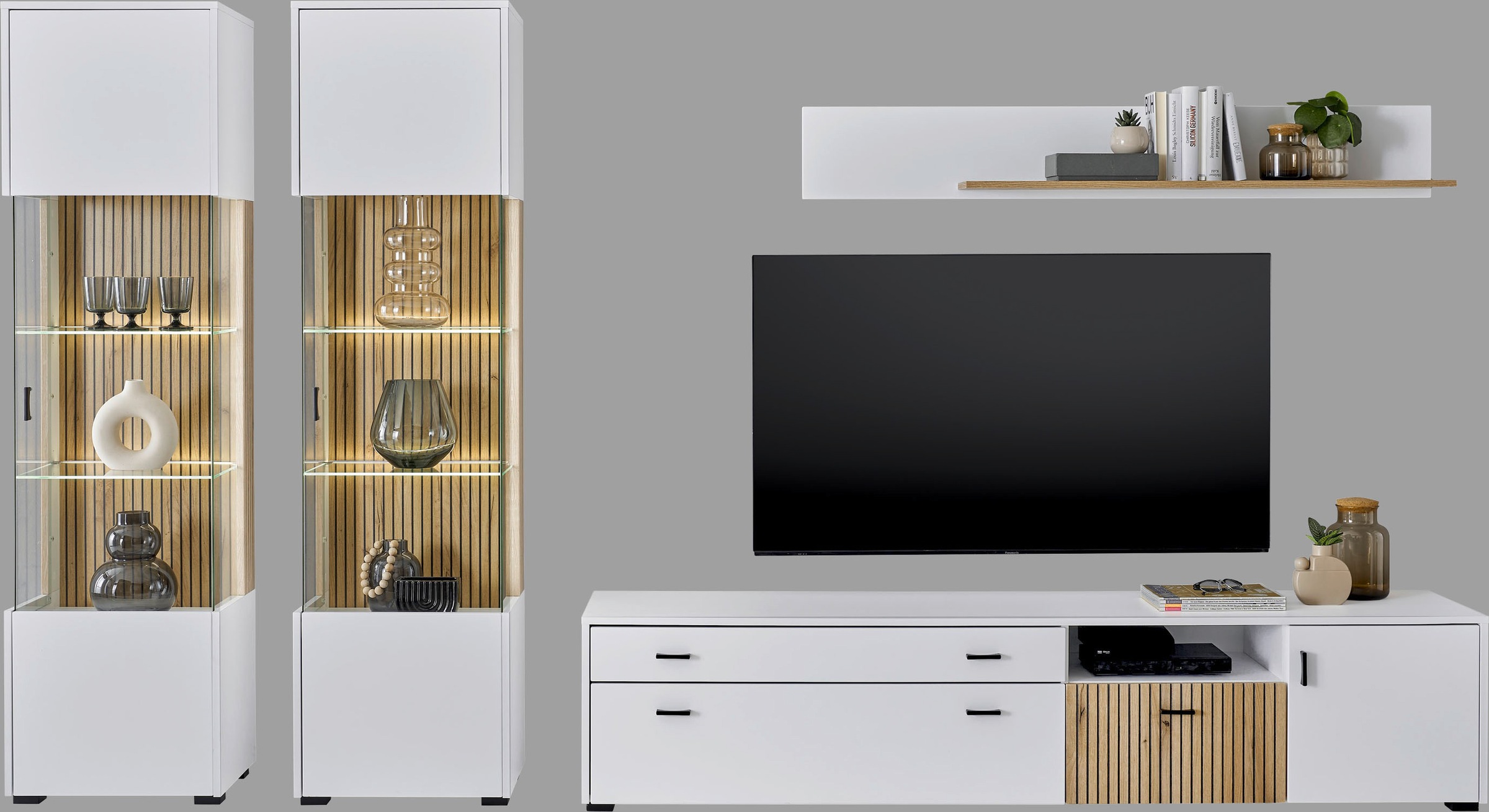 INOSIGN Wohnwand »HUDSON« Set, 4 Stk. tlg.