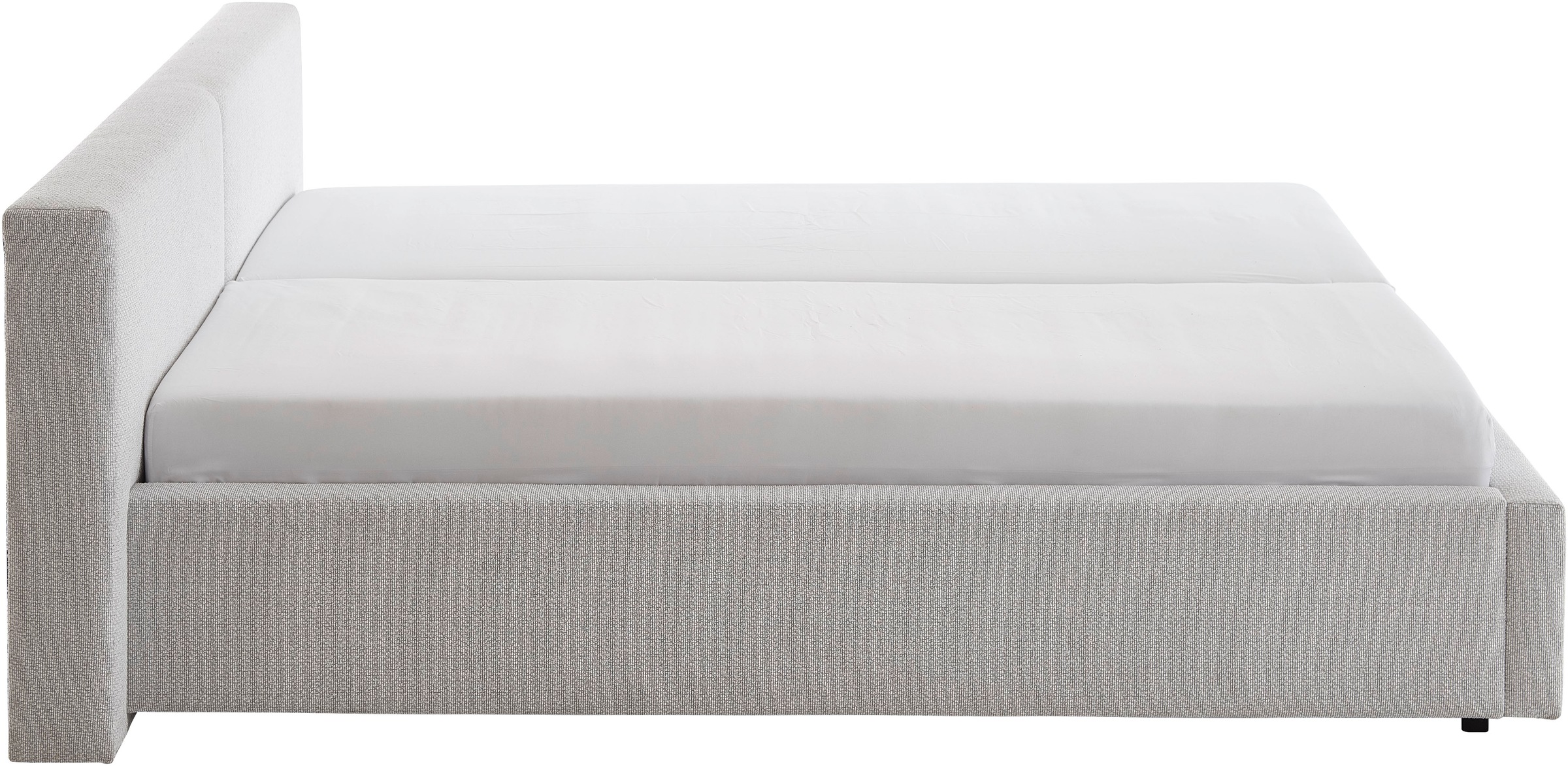 meise.möbel Polsterbett »Cube wahlweise mit Matratze und Bettkasten«, extra flaches Kopfteil, erhältlich in den Breiten 140cm, 160cm & 180cm