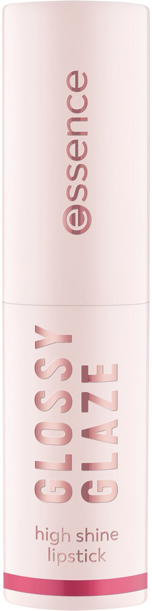 Essence Lippenstift »GLOSSY GLAZE high shine lipstick«, (Set, 3 tlg.), Hohe Farbintensität, hochglänzendes Finish, buttrig-weiche Textur.