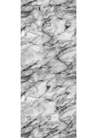 queence Garderobenleiste »Marmor«, mit 6 Haken, 50 x 120 cm kaufen