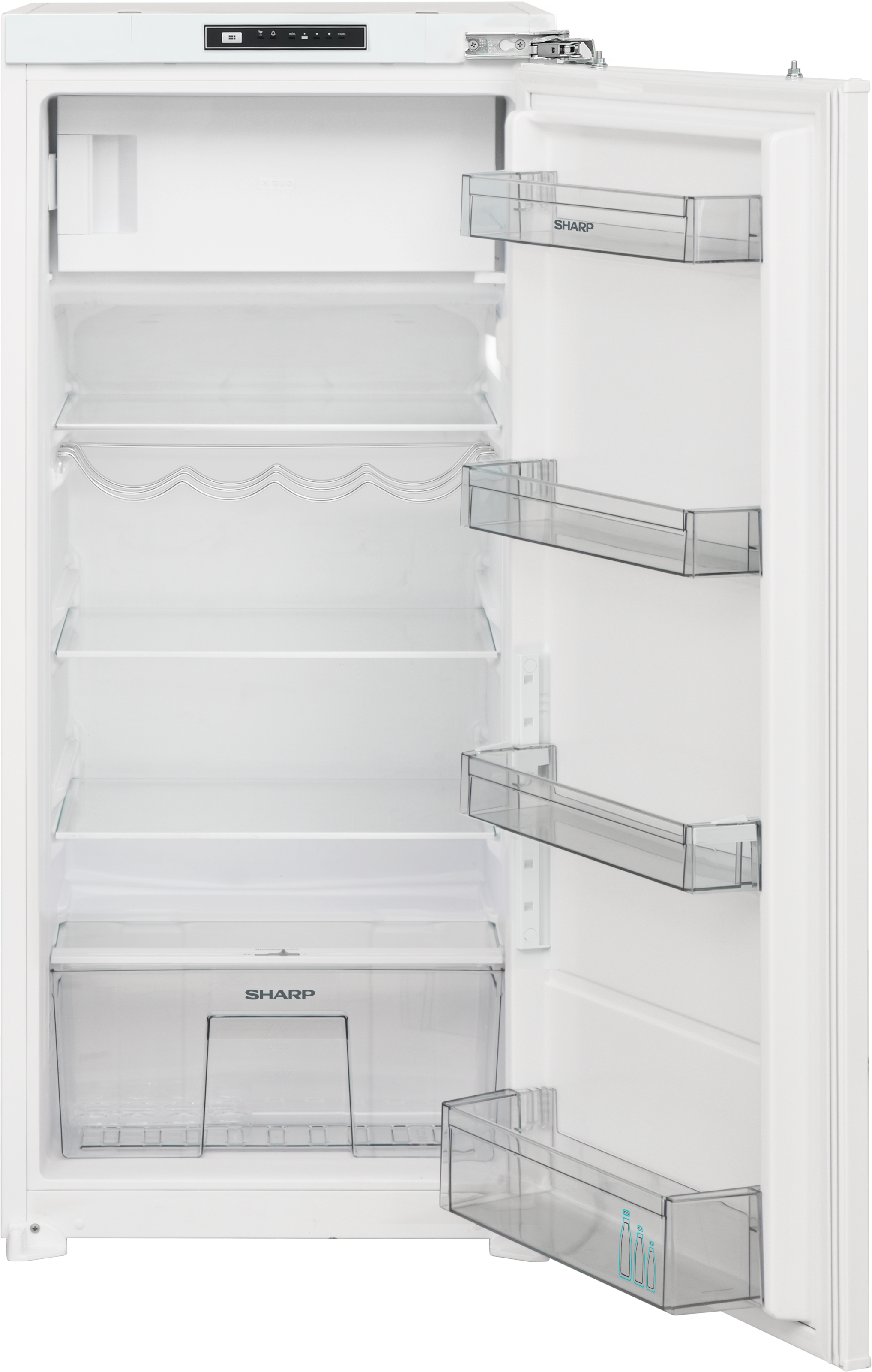 Sharp Einbaukühlschrank »SJ-LD180E0XD-EU«, (123cm Nische), Festtür