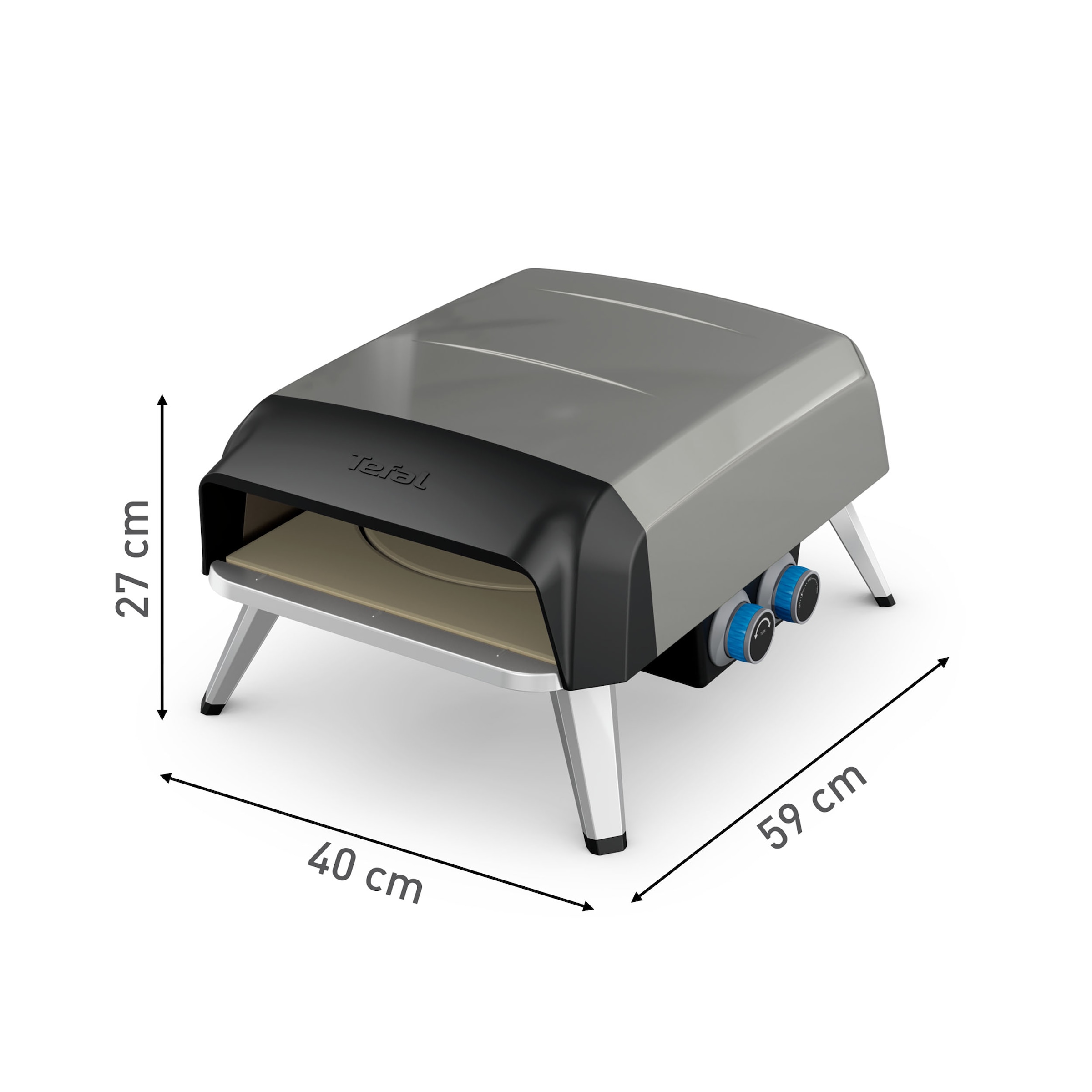 Tefal Pizzaofen »JM4130 Pizza Pronto«, mit drehendem Pizzastein und Pizzaschaufel