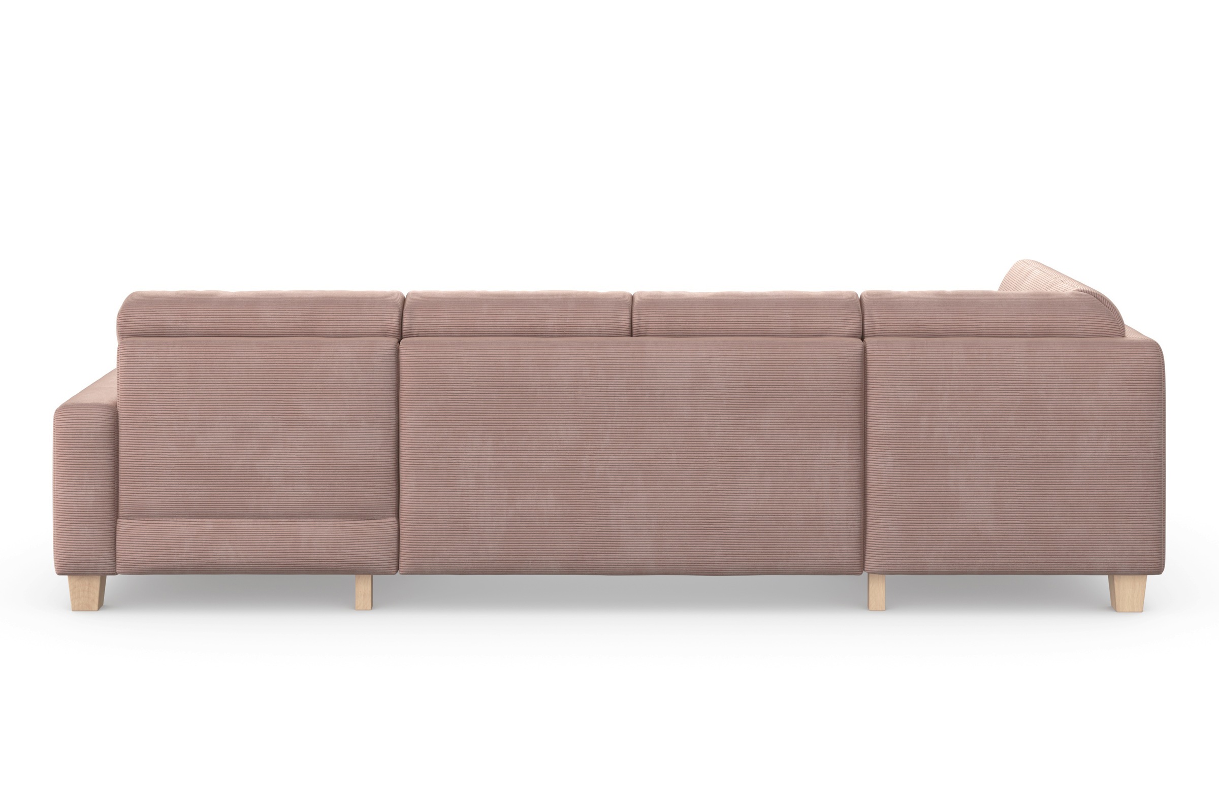 Home affaire Wohnlandschaft »Summer U-Form«, mit oder ohne Bettfunktion und Bettkasten, Cord-Bezug