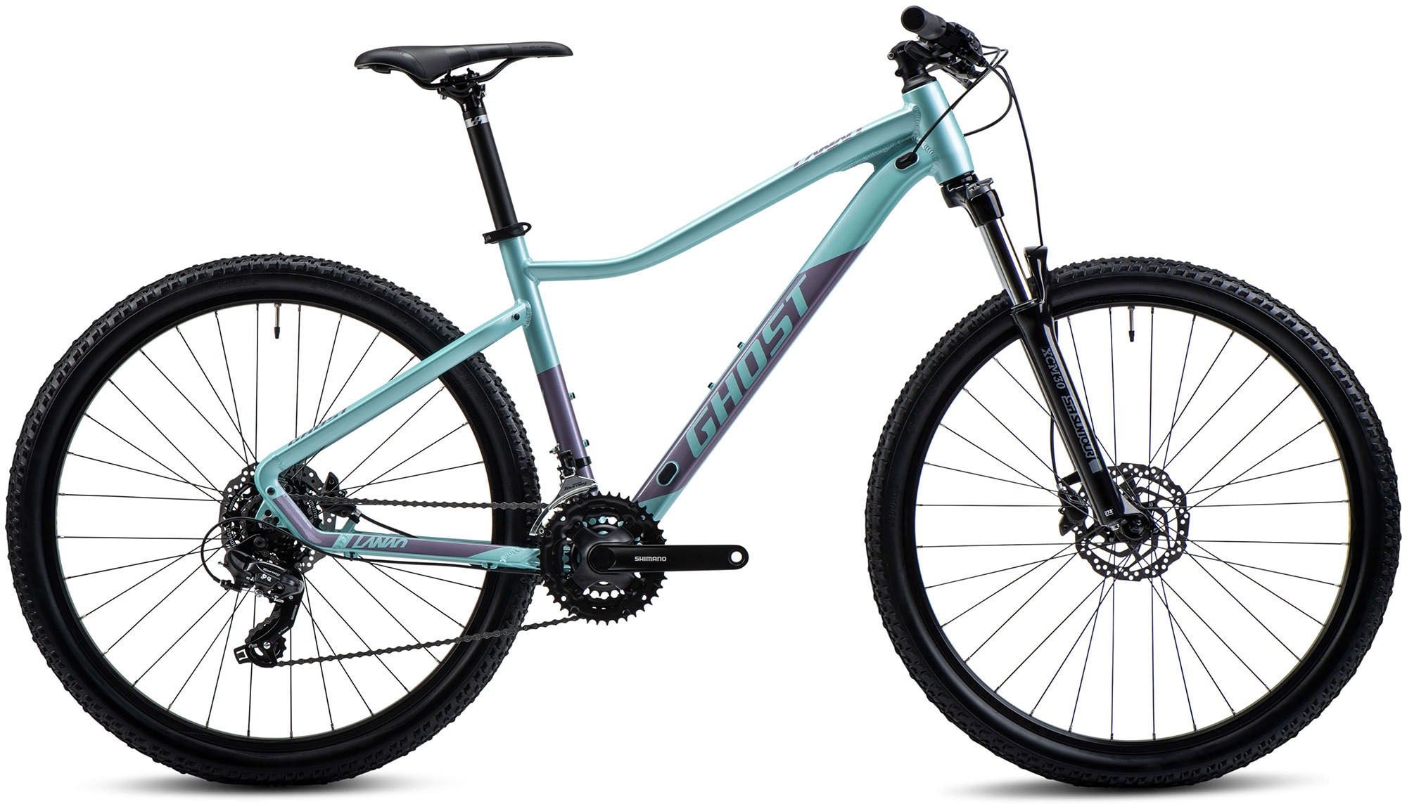 Ghost Mountainbike »Lanao 27.5 AL«, 21 Gang, Shimano, Tourney RD-TY300 Schaltwerk, Kettenschaltung, für Damen und Herren, Kettenschaltung