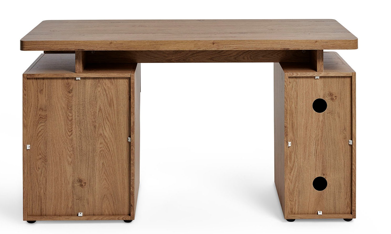 Jahnke Schreibtisch »CU-LIBRE 140«, (1 St.), Platzsparender Arbeitsplatz, mit 1 Schublade und 2 Türen, 135 cm