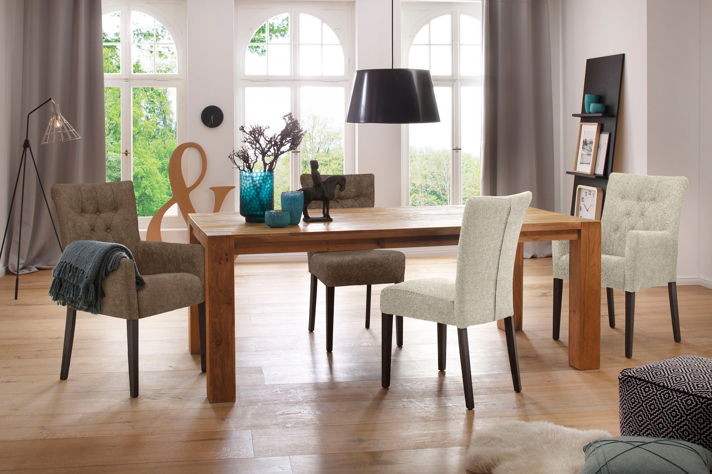 Home affaire Esszimmerstuhl »Queen BESTSELLER«, (Set), 2 St., Feinstruktur, günstig online kaufen