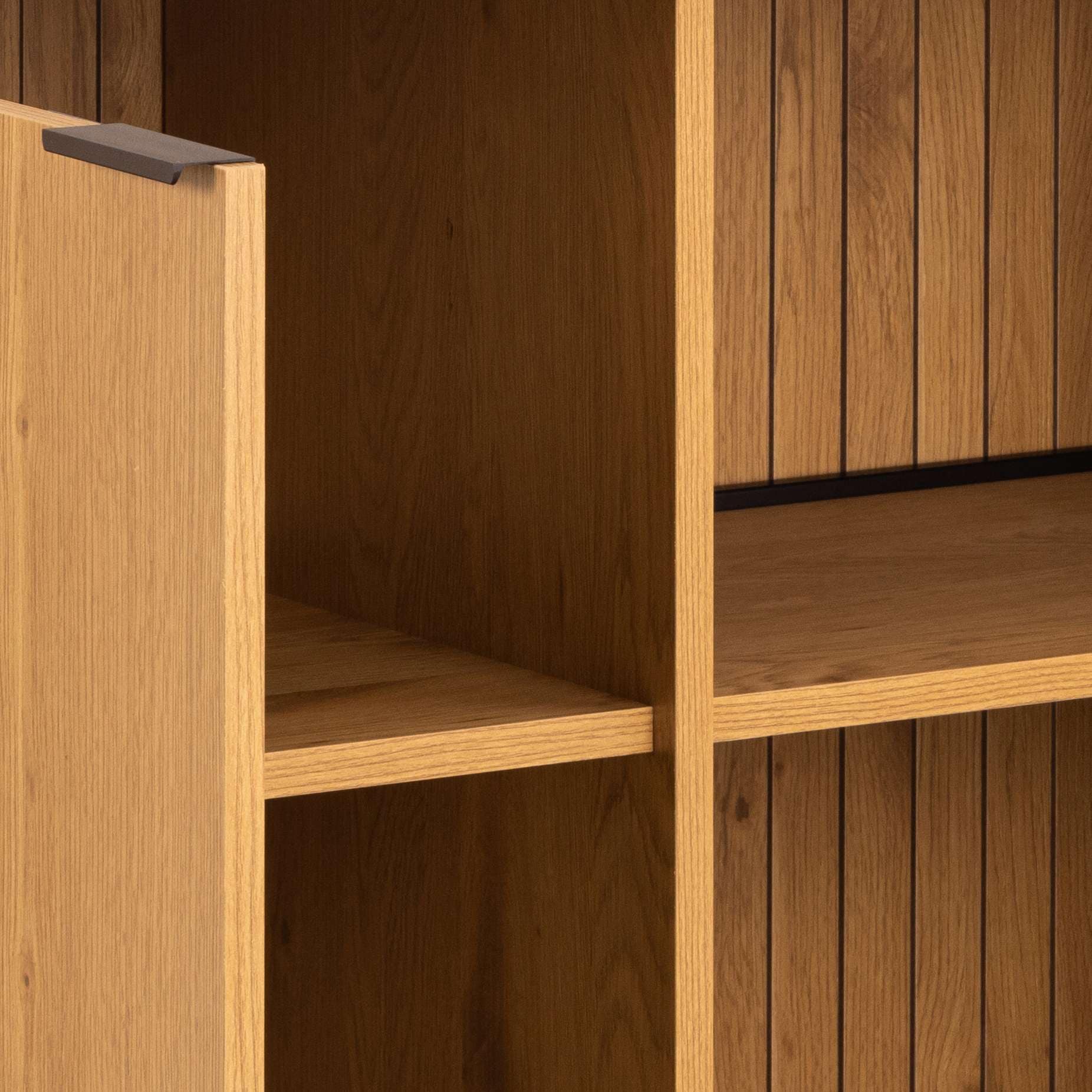 ACTONA GROUP Sideboard »Colima«, Anrichte, matt Wildeiche rau Melamin, Gestell Wildeiche, 160x45x80 cm