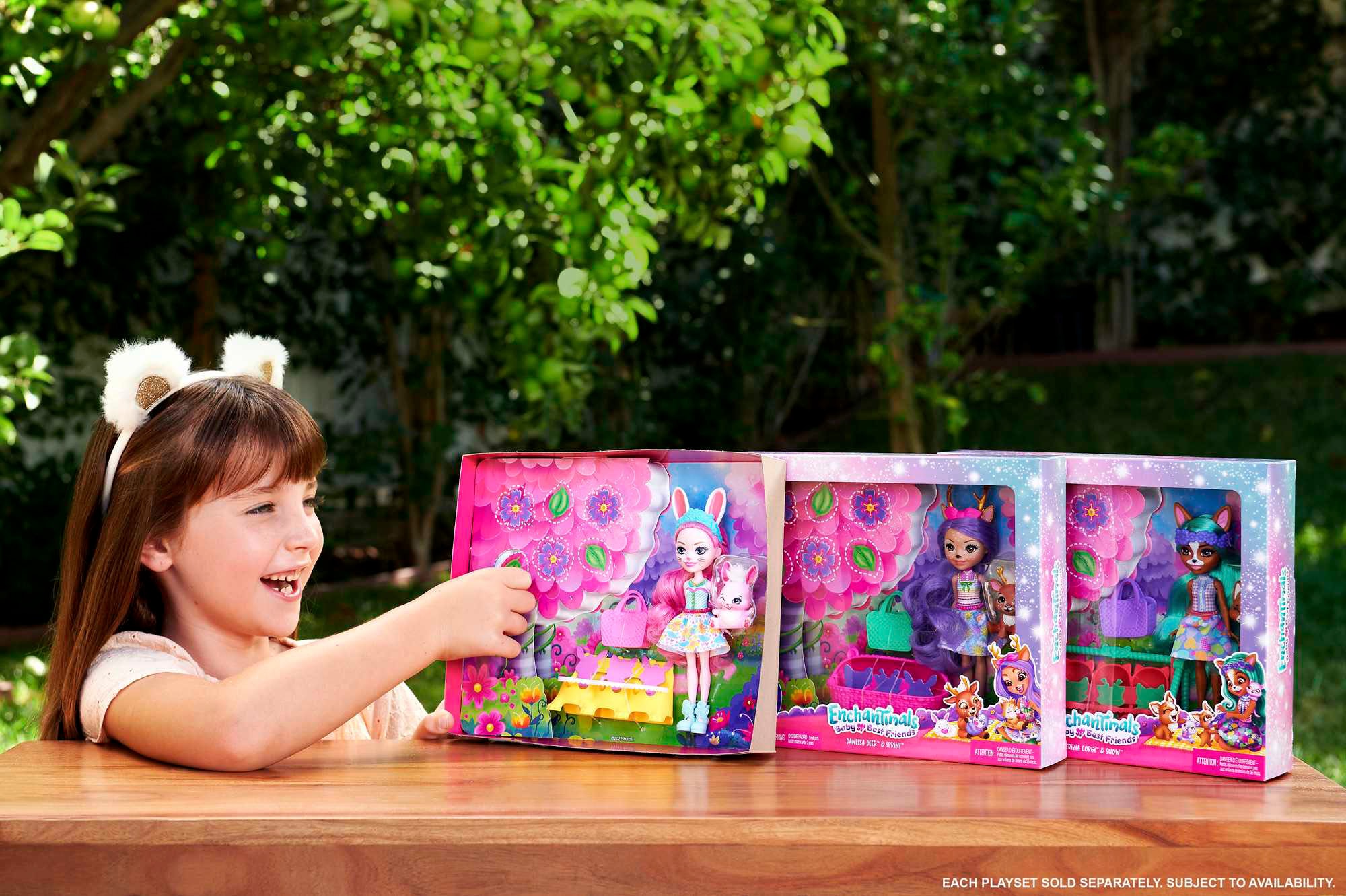 Enchantimals Minipuppe »Enchantimals Baby Best Friends, Danessa Deer & Sprint Figur«
