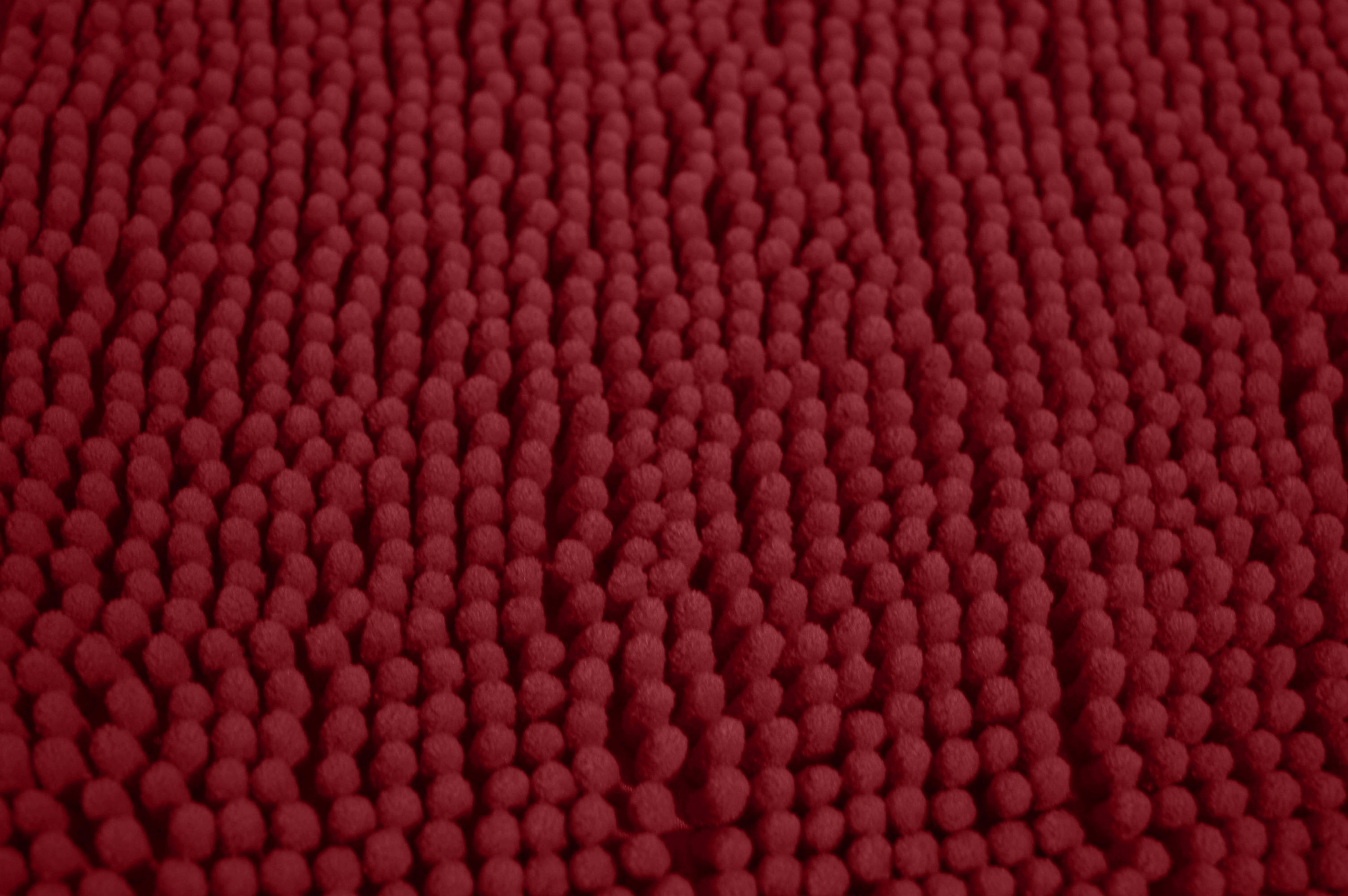 KiNZLER Badematte »Chenille«, rutschhemmend beschichtet, fußbodenheizungsgeeignet, Badteppich, Uni Farben, weich, als rechteckig & halbrund erhältlich