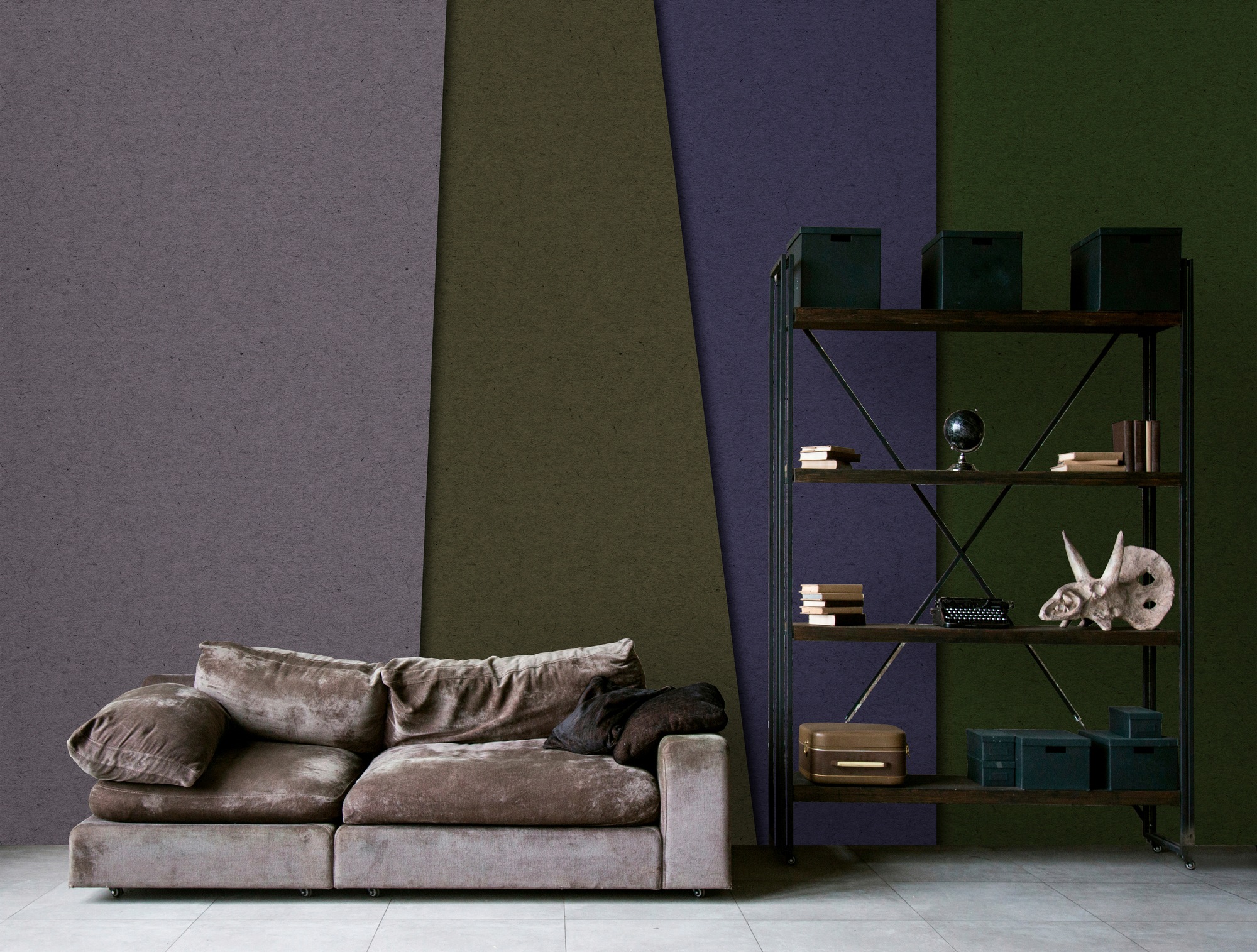 living walls Fototapete »Walls by Patel Layered Cardboard 3« glatt Vlies, W günstig online kaufen
