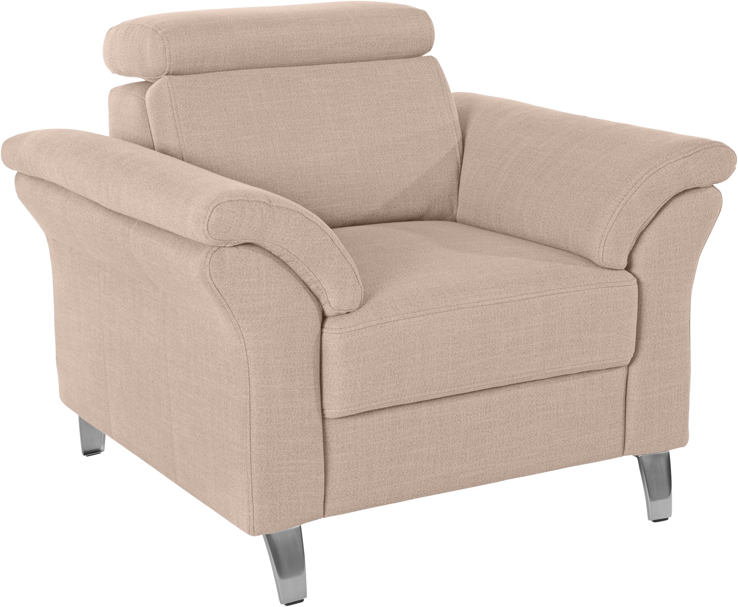 sit&more Sessel »Arngast«, inklusive Federkern und Kopfteilverstellung günstig online kaufen