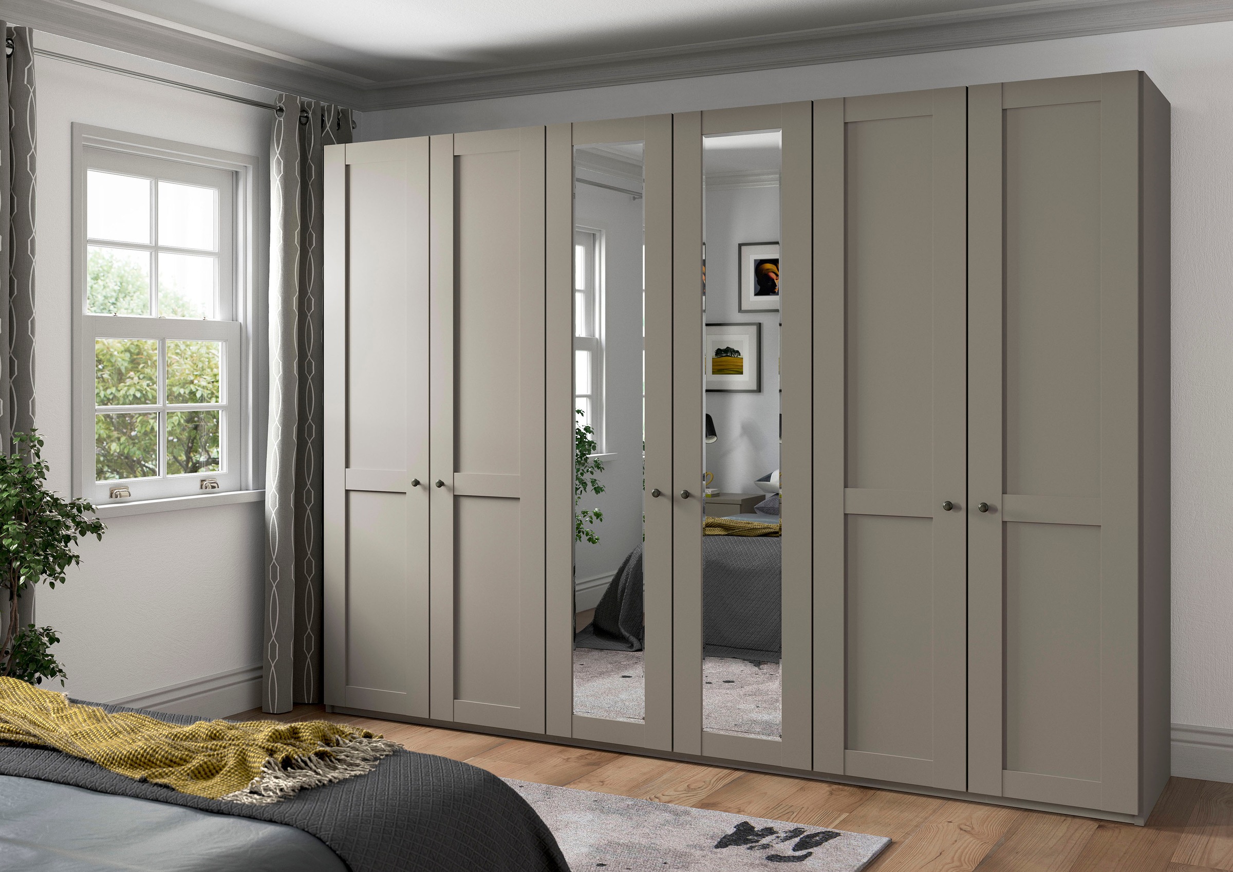 WIEMANN Drehtürenschrank »Göteborg, mit 95° Öffnungswinkel, Made in Germany günstig online kaufen