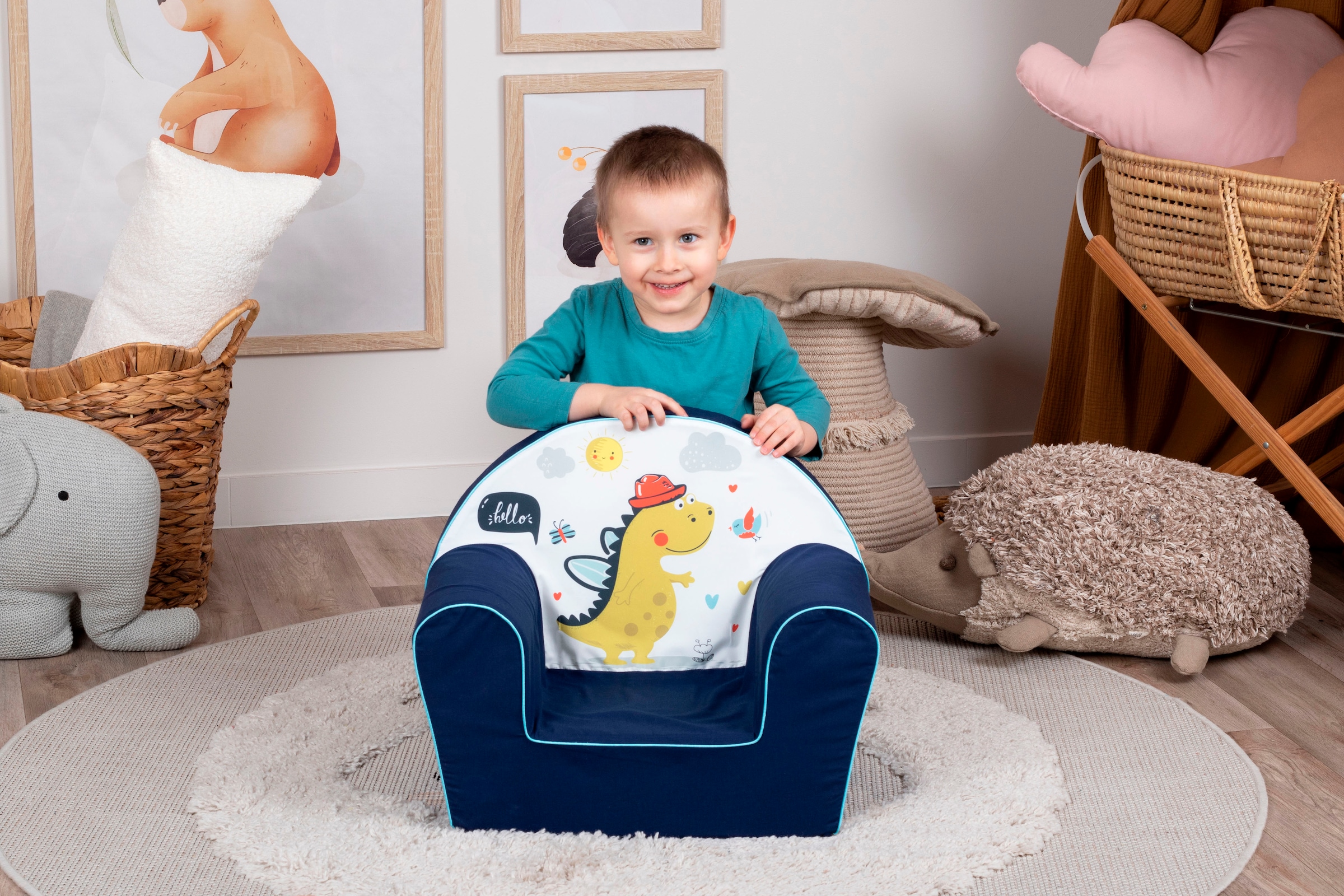 Knorrtoys® Sessel »Lovely dino«, für Kinder; Made in Europe