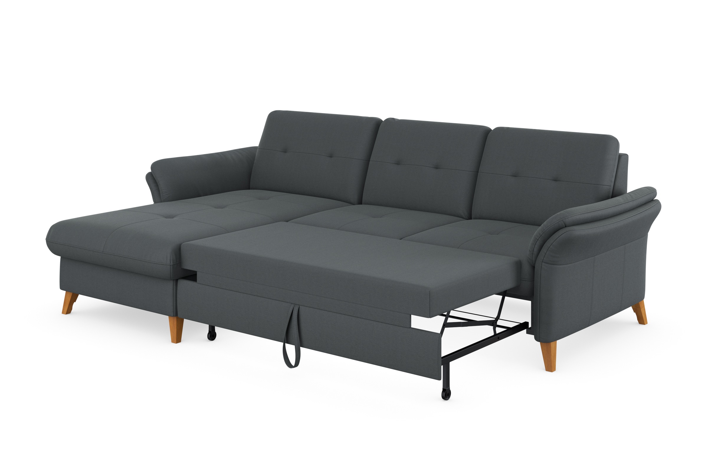 sit&more Ecksofa »Göteborg«, Sitztiefenverstellung und Federkern, wahlweise mit Bettfunktion