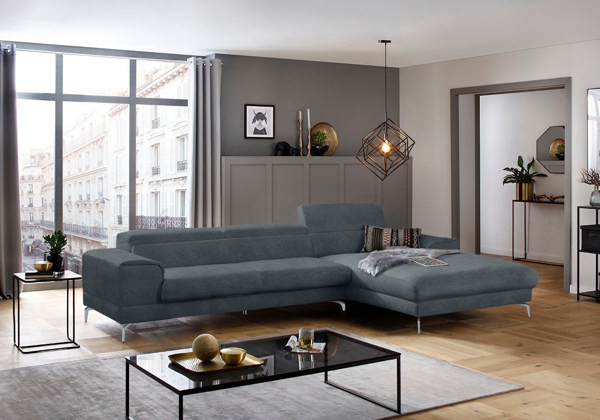 W.SCHILLIG Ecksofa »piedroo, Designsofa mit tollem Sitzkomfort, bequem und günstig online kaufen