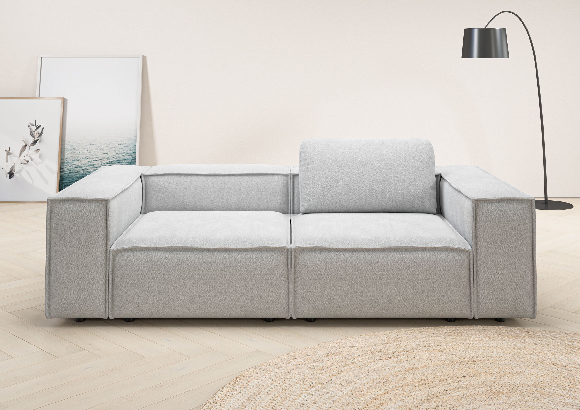 PLACES OF STYLE 2-Sitzer »Watertown, modernes Sofa 246 cm breit, auch in Fe günstig online kaufen