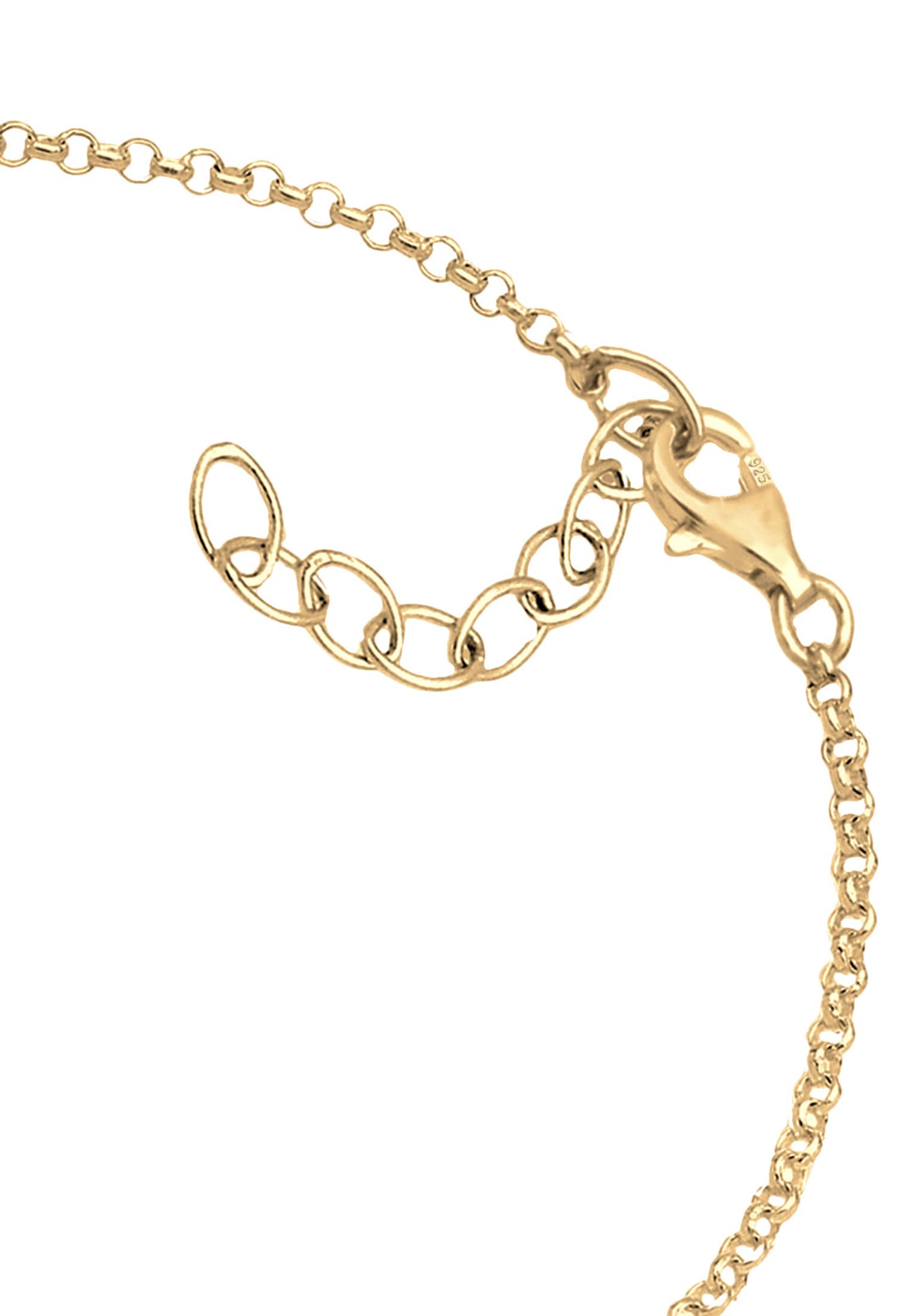 Elli Armband »Hope-Schriftzug 925 Sterling Silber vergoldet«