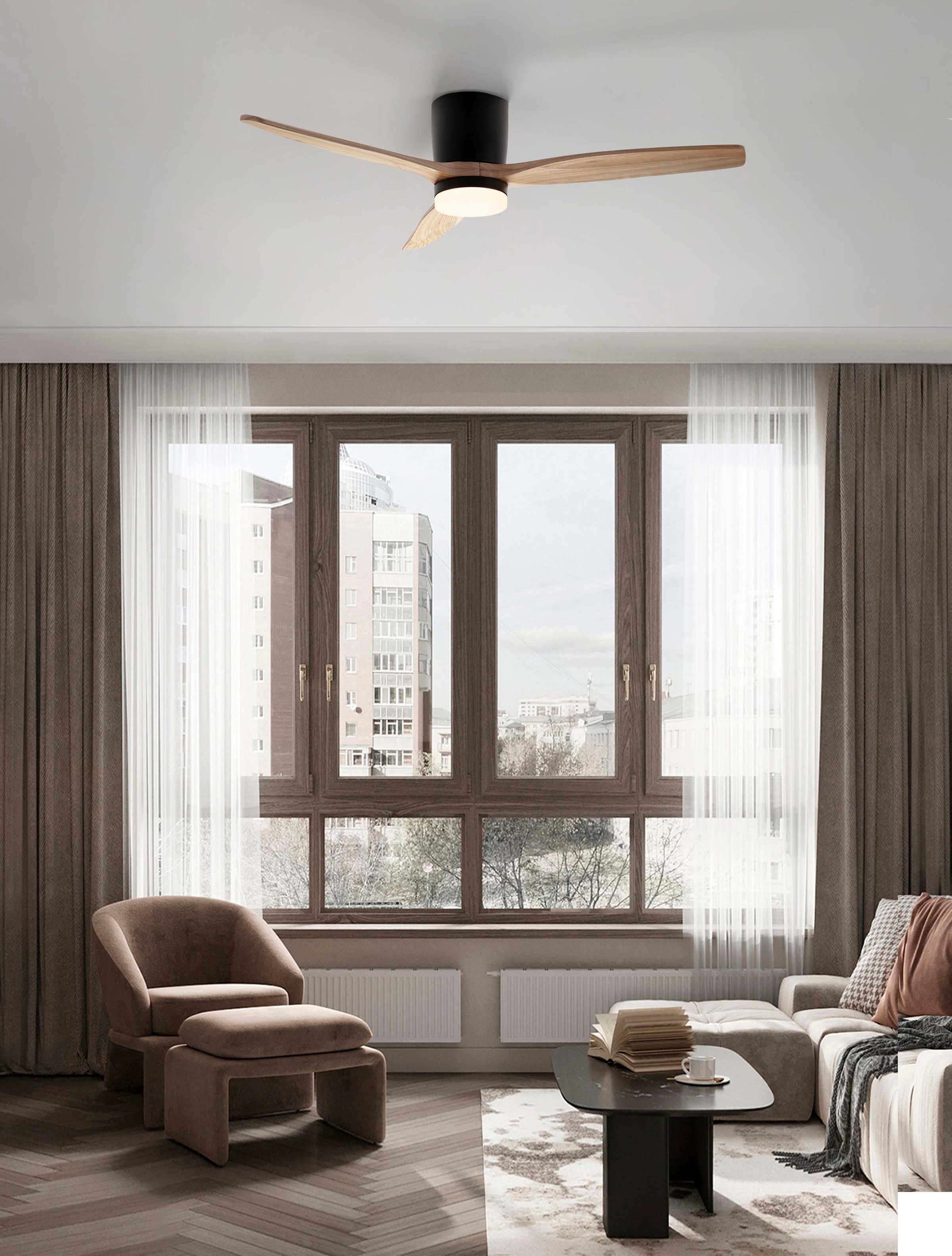 Nova Luce Deckenleuchte »ALOA« LED-Modul 1 Stk. warmweiß - kaltweiß günstig online kaufen