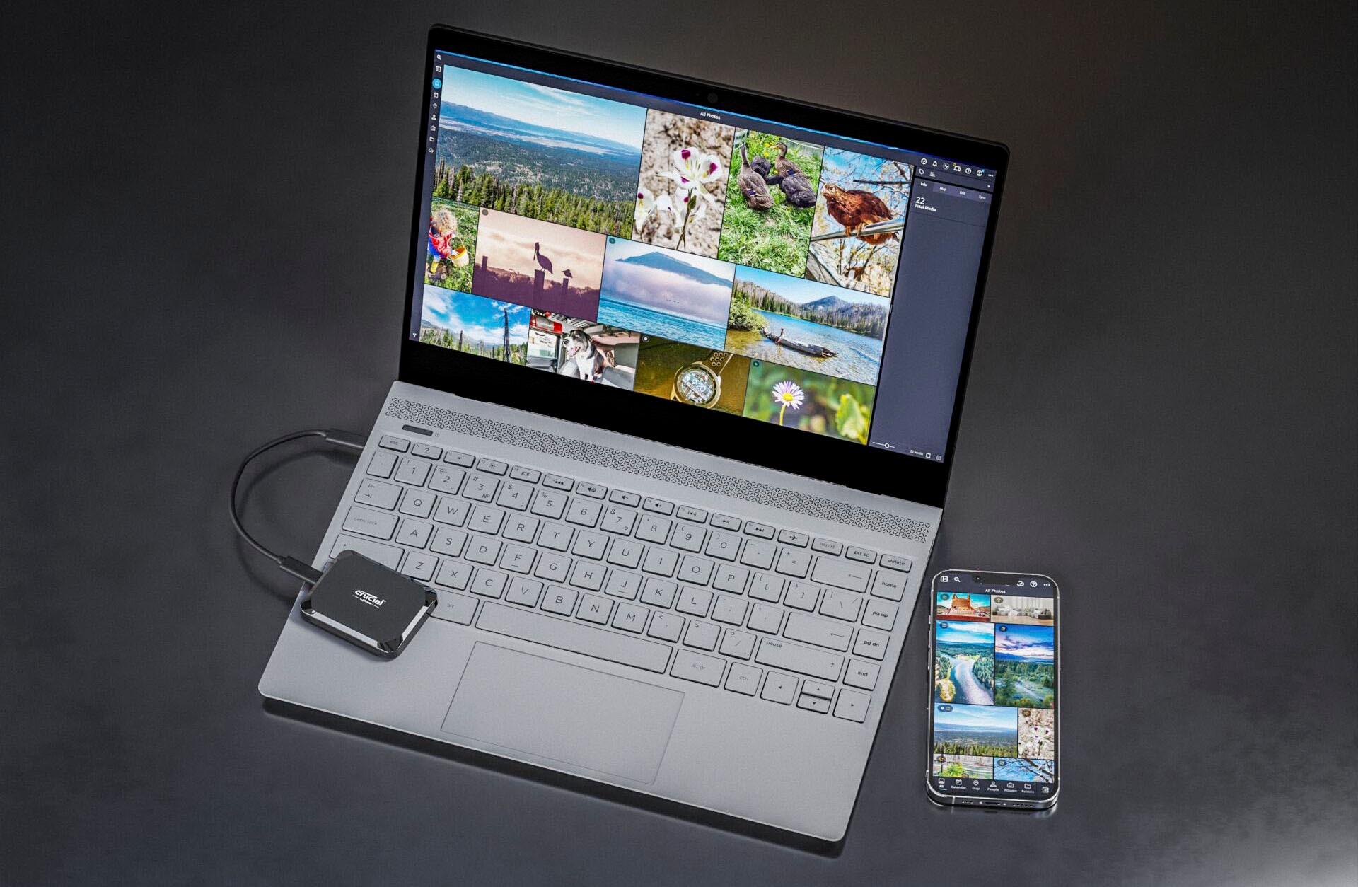 Crucial externe SSD »X9 4 TB« 4 TB Anschluss USB-C