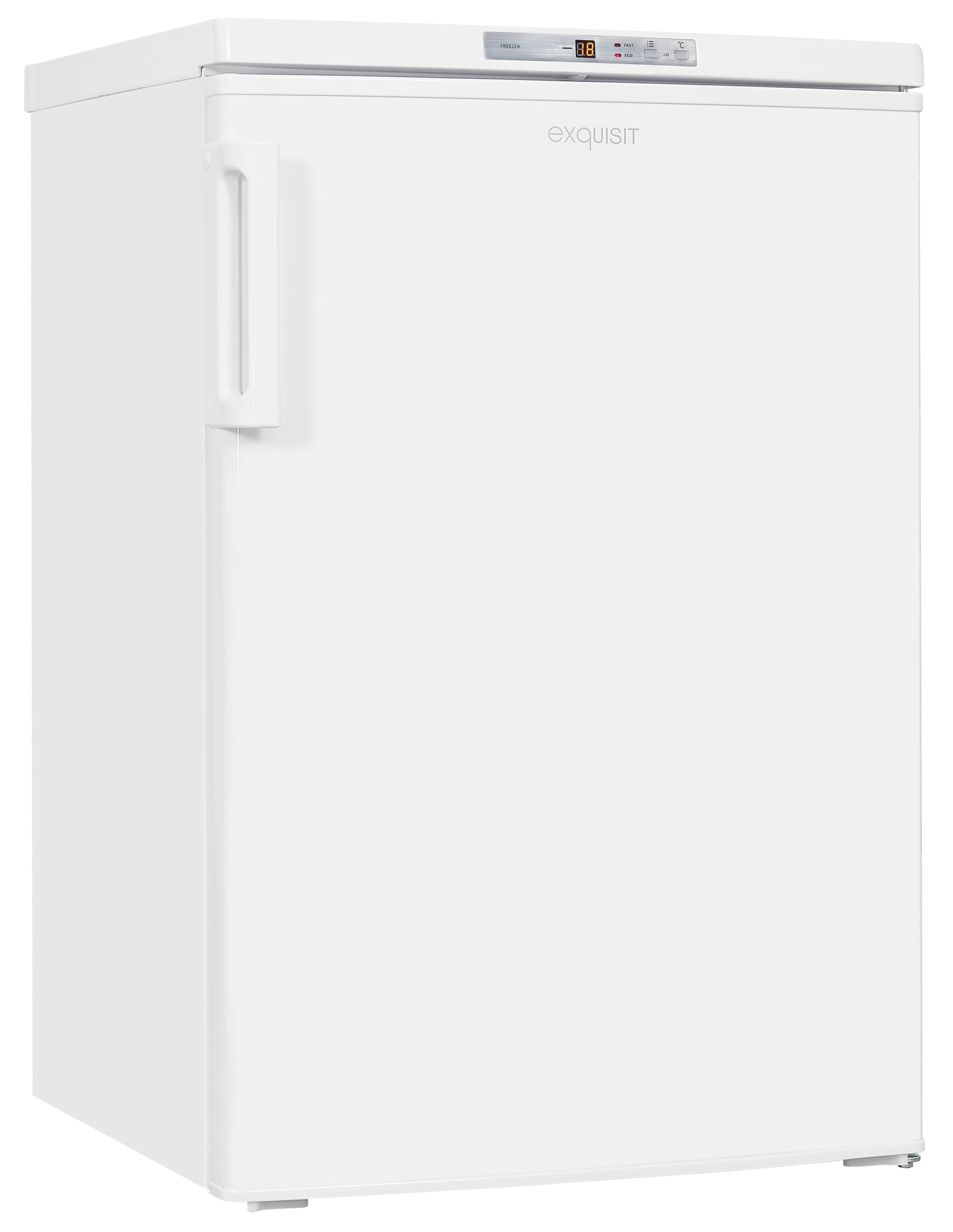 exquisit Gefrierschrank »GS80-HE-040E weiss«, 85,5 cm hoch, 55 cm breit, 91 L Volumen, 4 Sterne Gefrieren