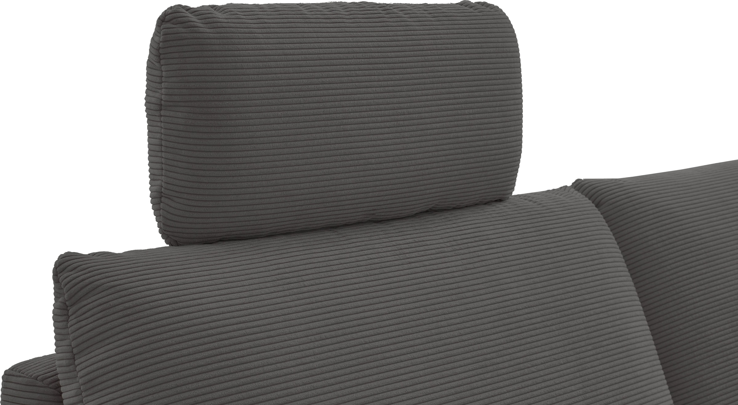 Places of Style Ecksofa »Sarsina: mit Tonnentaschen-Federkern, perfekt zum Entspannen L-Form«, inklusive 1 motorischen Relaxfunktion mit Herz-Waage-Beschlag