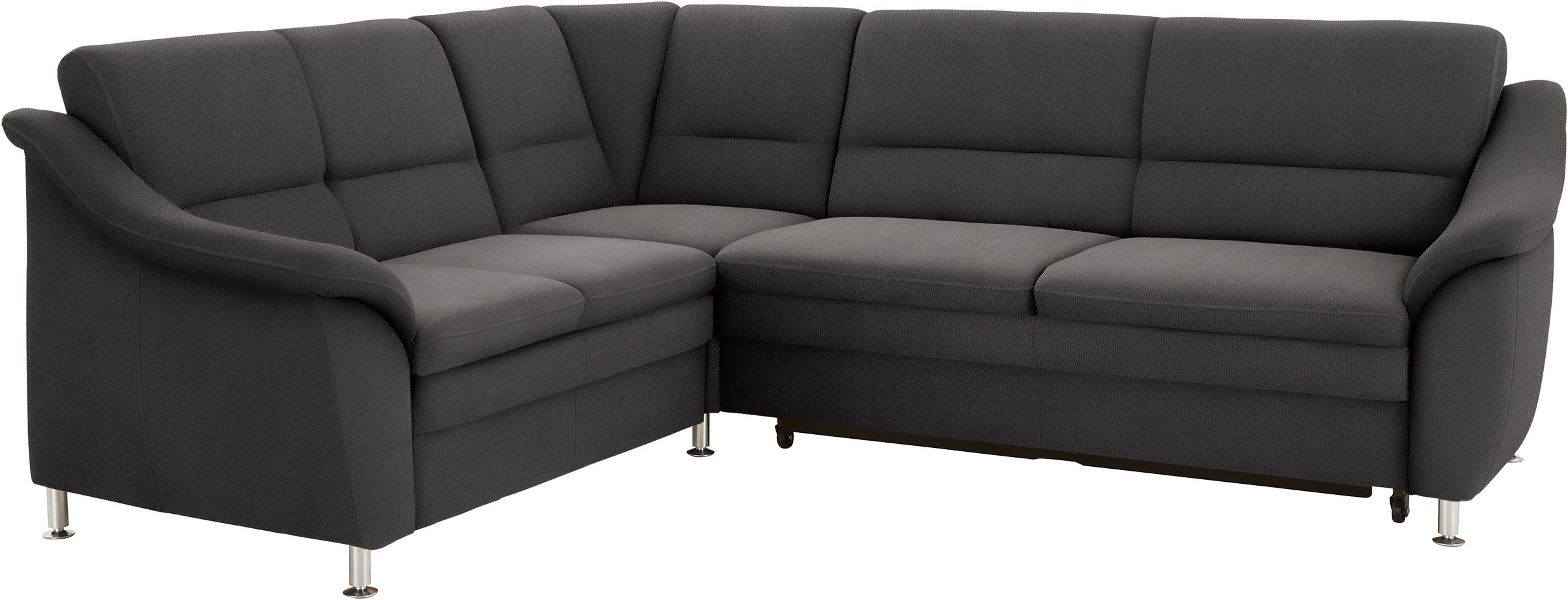 sit&more Ecksofa »Cardoso L-Form«, mit Federkern, wahlweise mit Bettfunktion und Schubkasten