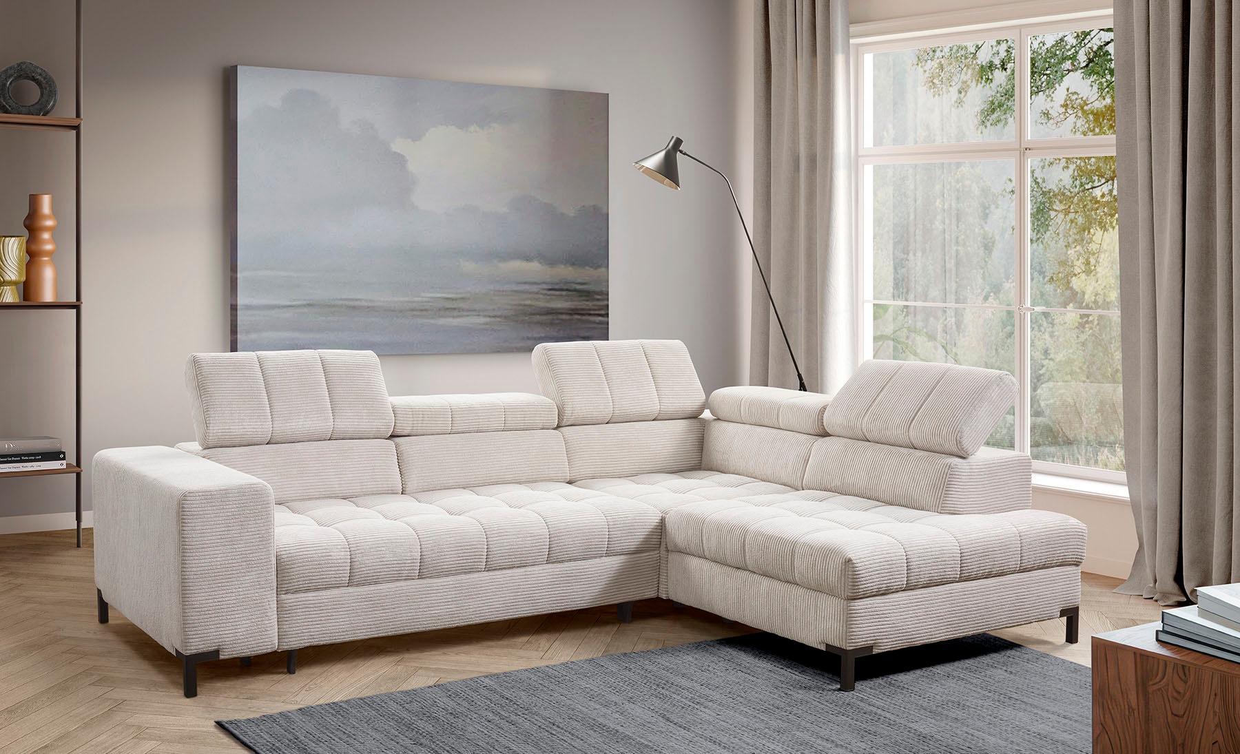 exxpo - sofa fashion Ecksofa »Bocco, hochwertige Verarbeitung, toller Sitzk günstig online kaufen