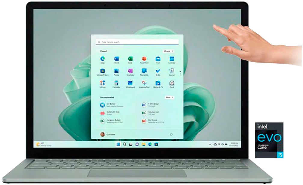 Microsoft Notebook »Surface Laptop 5«, 34,29 cm, / 13,5 Zoll, Intel, Core i5, Iris Xe Graphics, 512 GB SSD