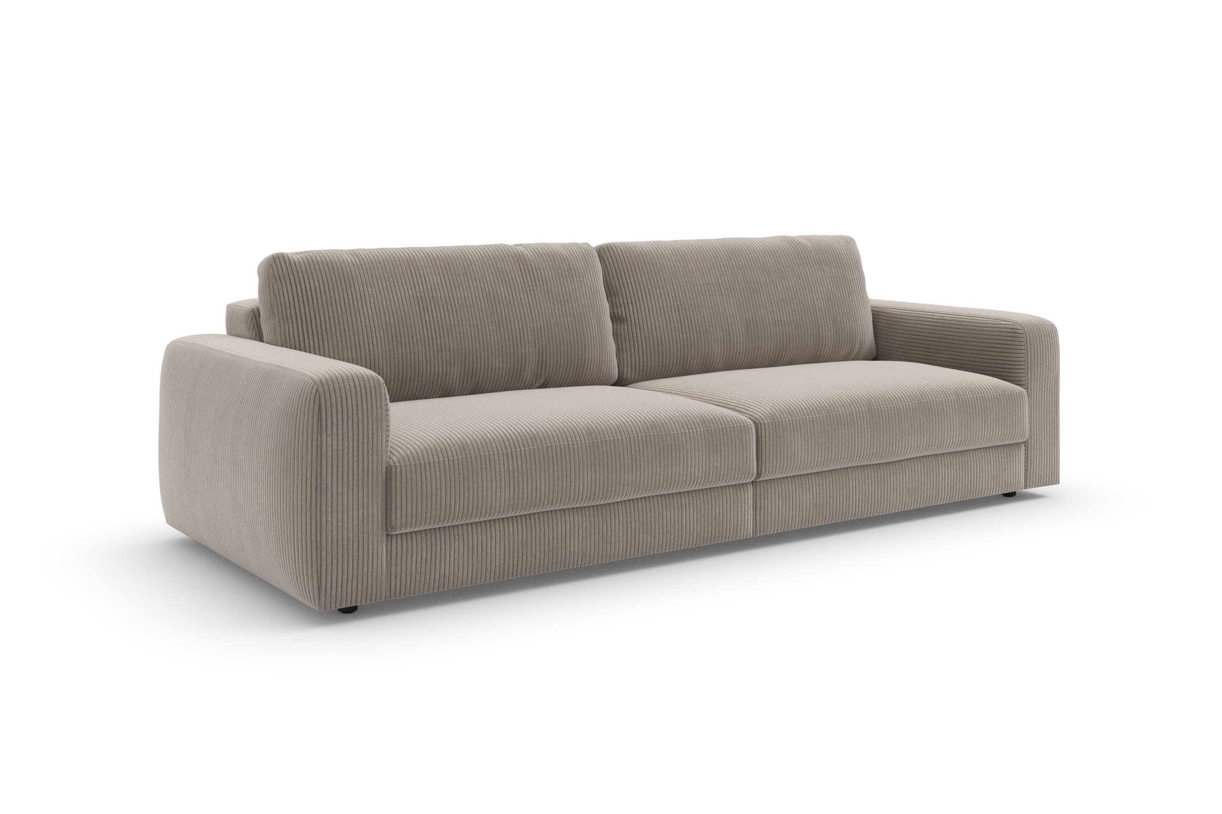 TRENDMANUFAKTUR Big-Sofa »Bourbon, Designsofa,«, mit extra hohem Sitzkomfort, in trendigem Cord Bezug erhältlich