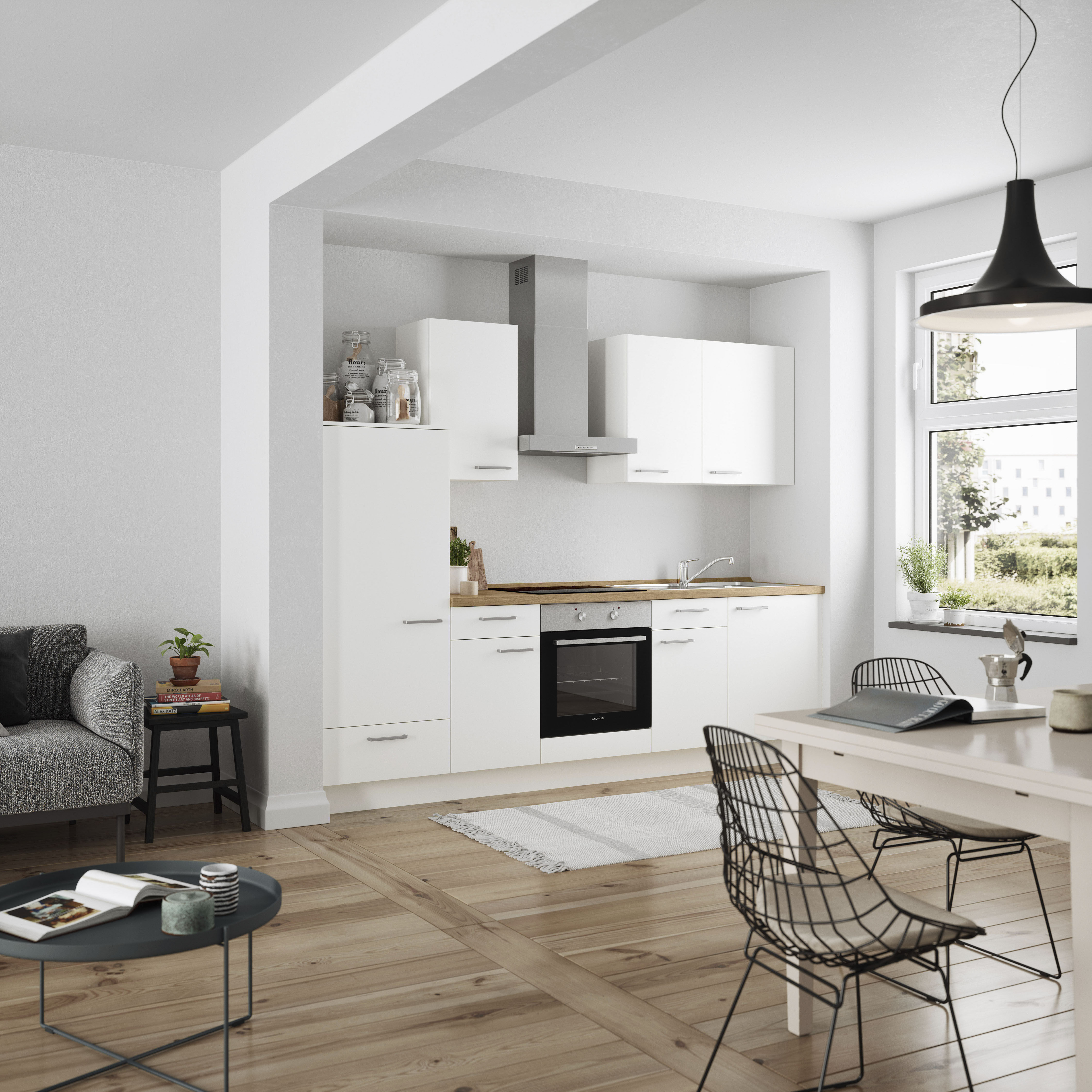 nobilia® Küchenzeile »"Touch I"« vormontiert, Ausrichtung wählbar, Breite 2 günstig online kaufen