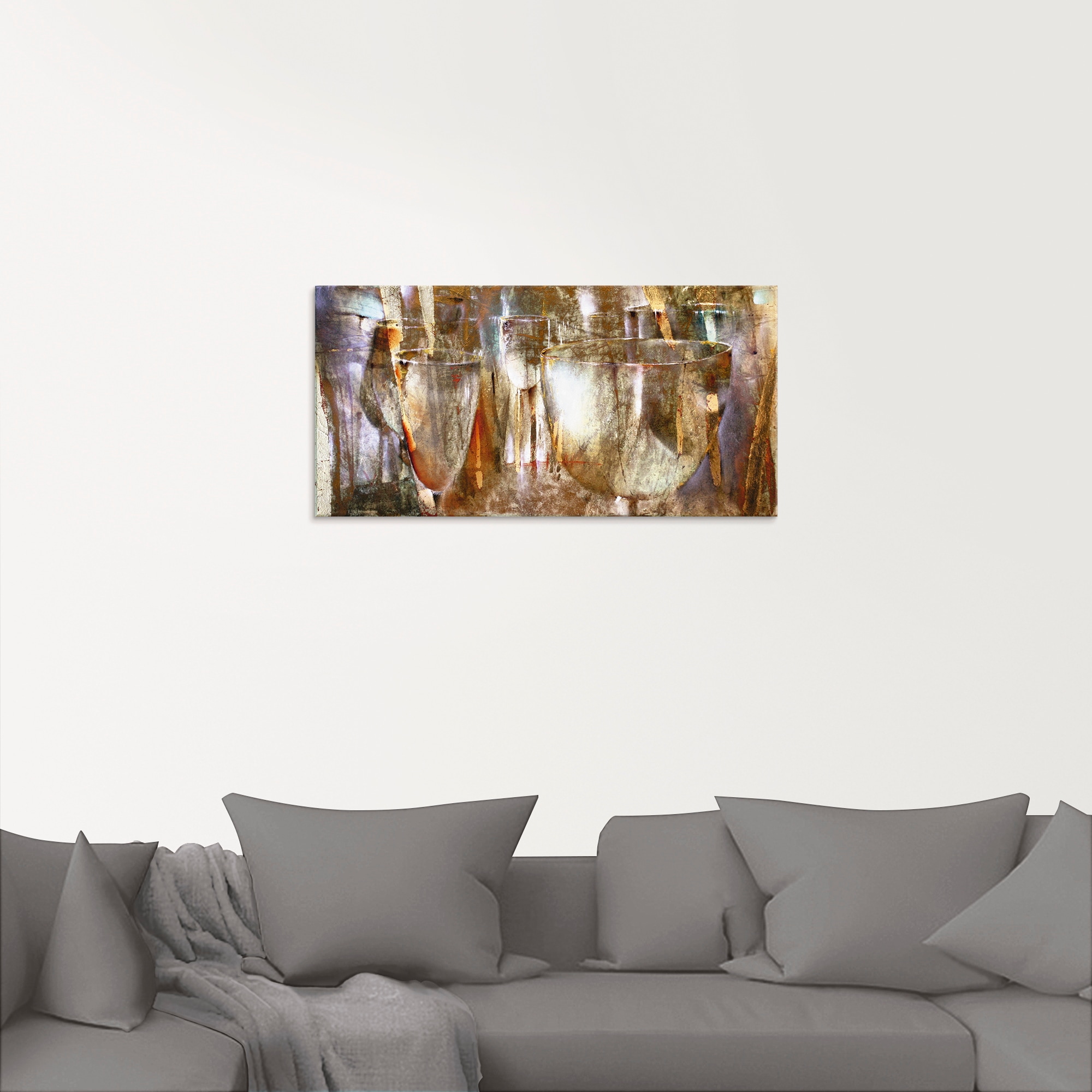 Artland Glasbild »Lichtspiel«, Getränke, (1 St.), in verschiedenen Größen