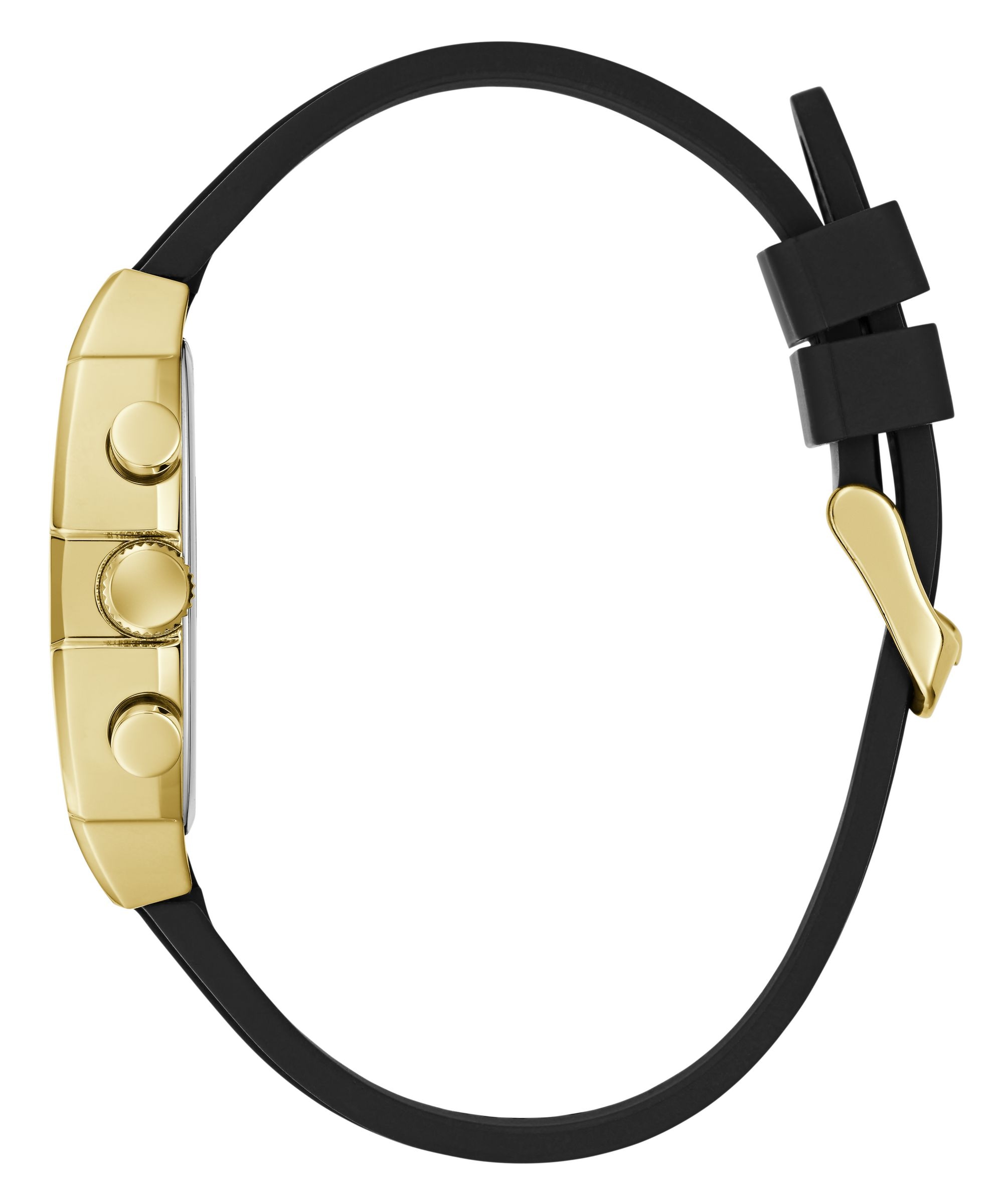 Guess Multifunktionsuhr »PHOENIX QUANTUM« Quarzuhr, Armbanduhr, Herrenuhr, Silikonarmband, analog, Wochentag