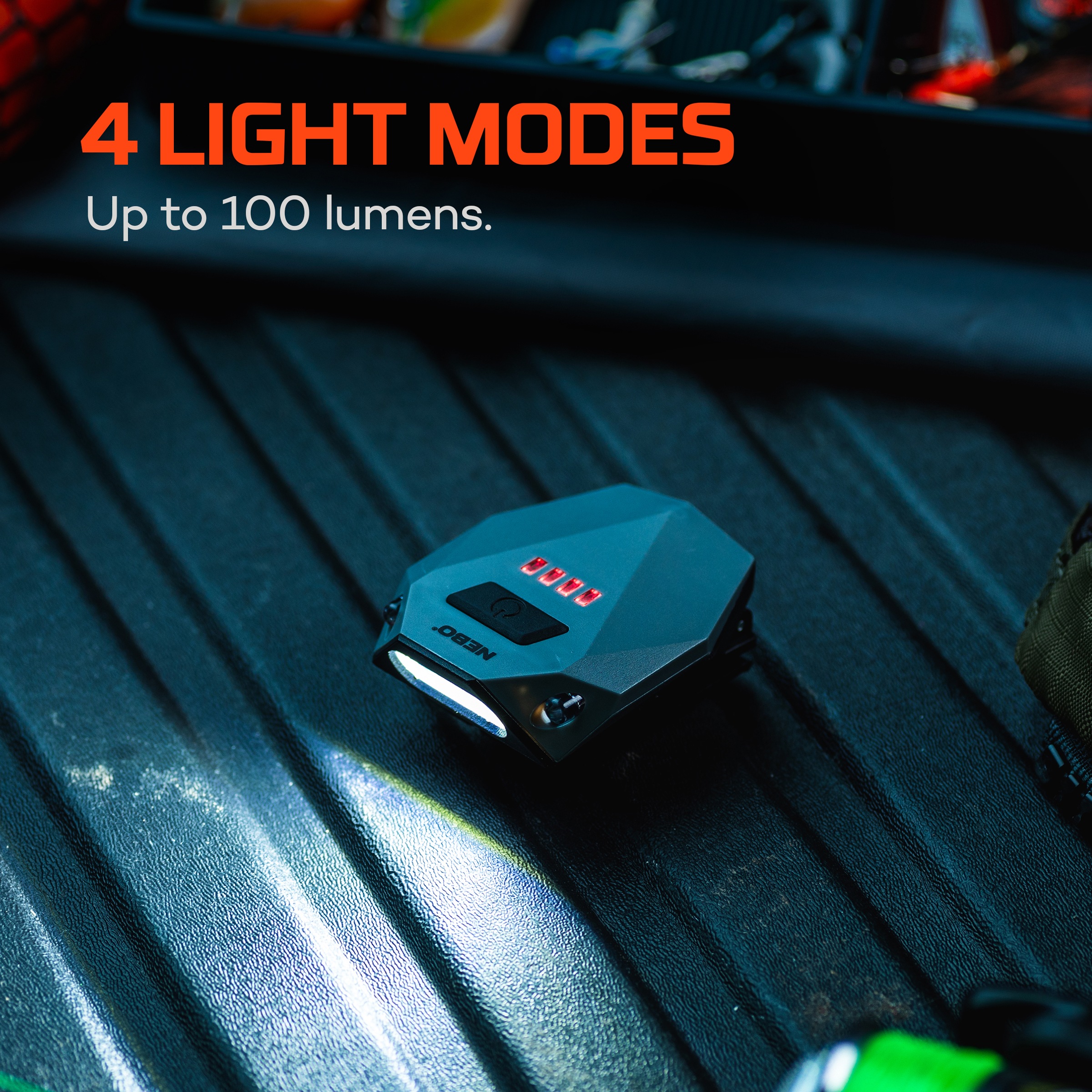 NEBO LED Stirnlampe »Nebo EINSTEIN™ CAP 100« Set, Taschenlampe inkl. Ladekabel, 2 Stk. tlg.