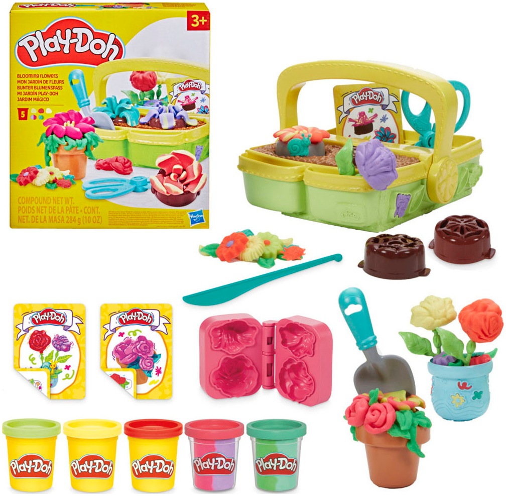 Hasbro Knetform-Set »Play-Doh, Bunter Blumenspaß«