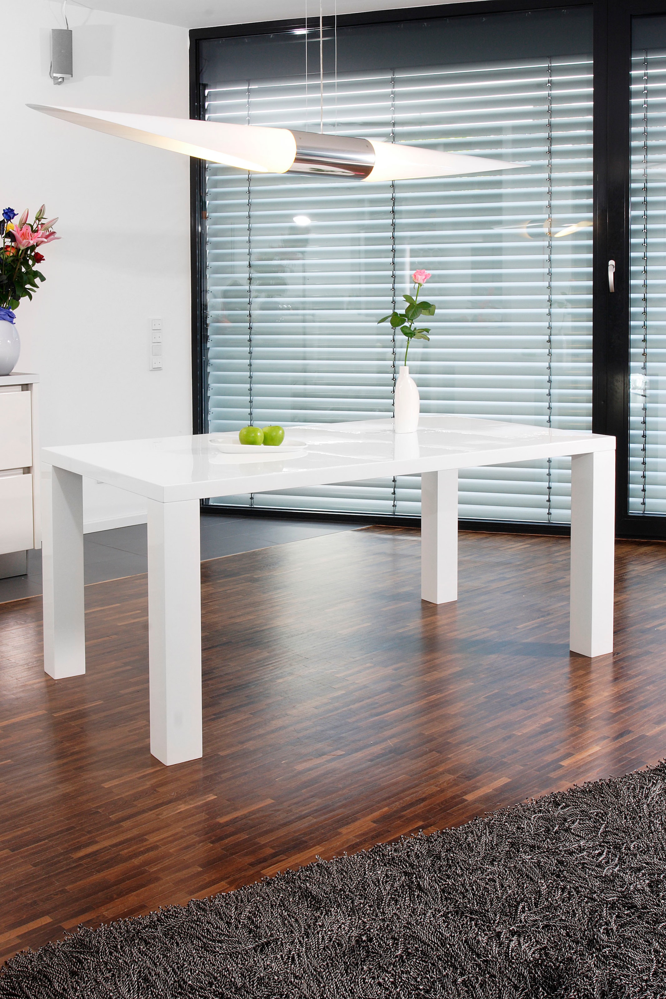 SalesFever Essgruppe, (Set, 5 tlg.), bestehend aus 4 Drehstühlen und einem 180 cm breitem Tisch