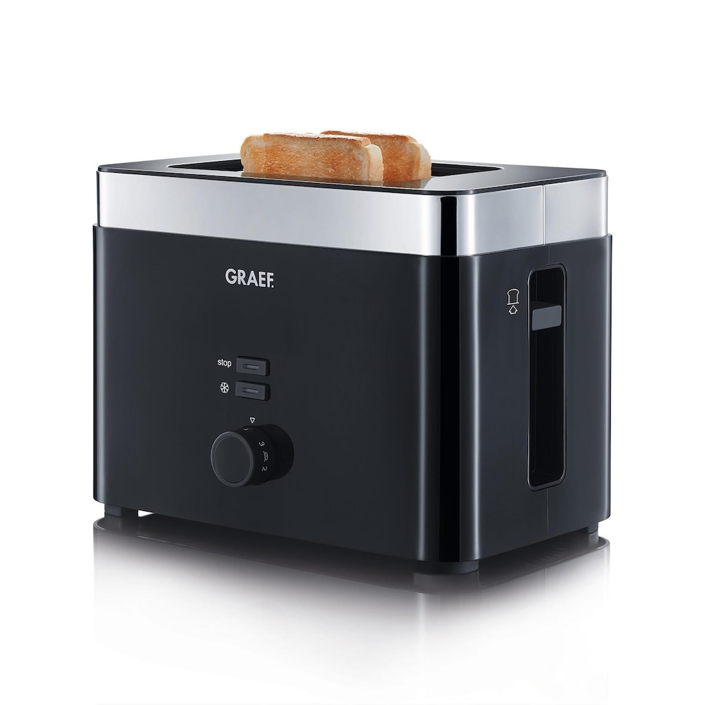Graef Toaster »TO 62«, 2 kurze Schlitze, für 2 Scheiben, 888 W