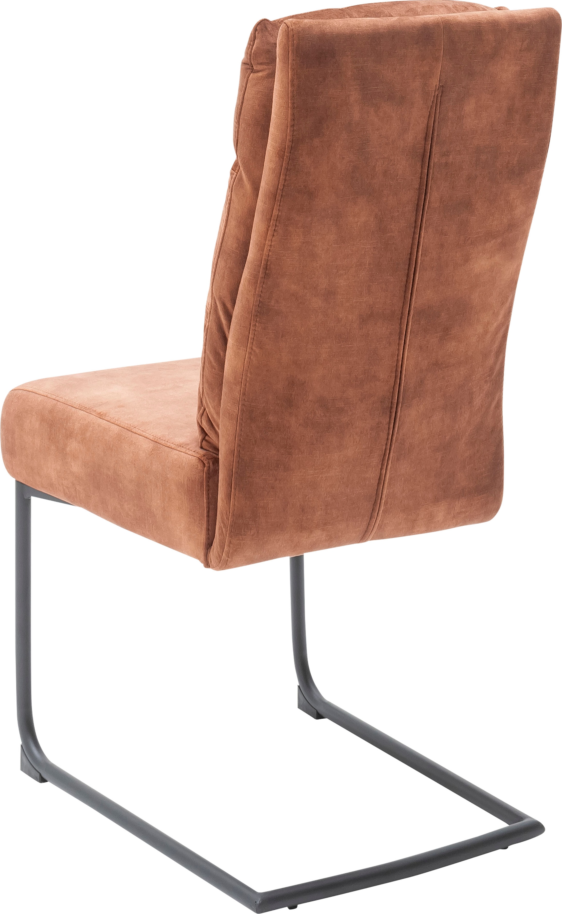 MCA furniture Freischwinger »Lampang«, (Set), 2 St., 2er Set, Stuhl mit Stoffbezug im Vintagelook, belastbar bis 120 kg